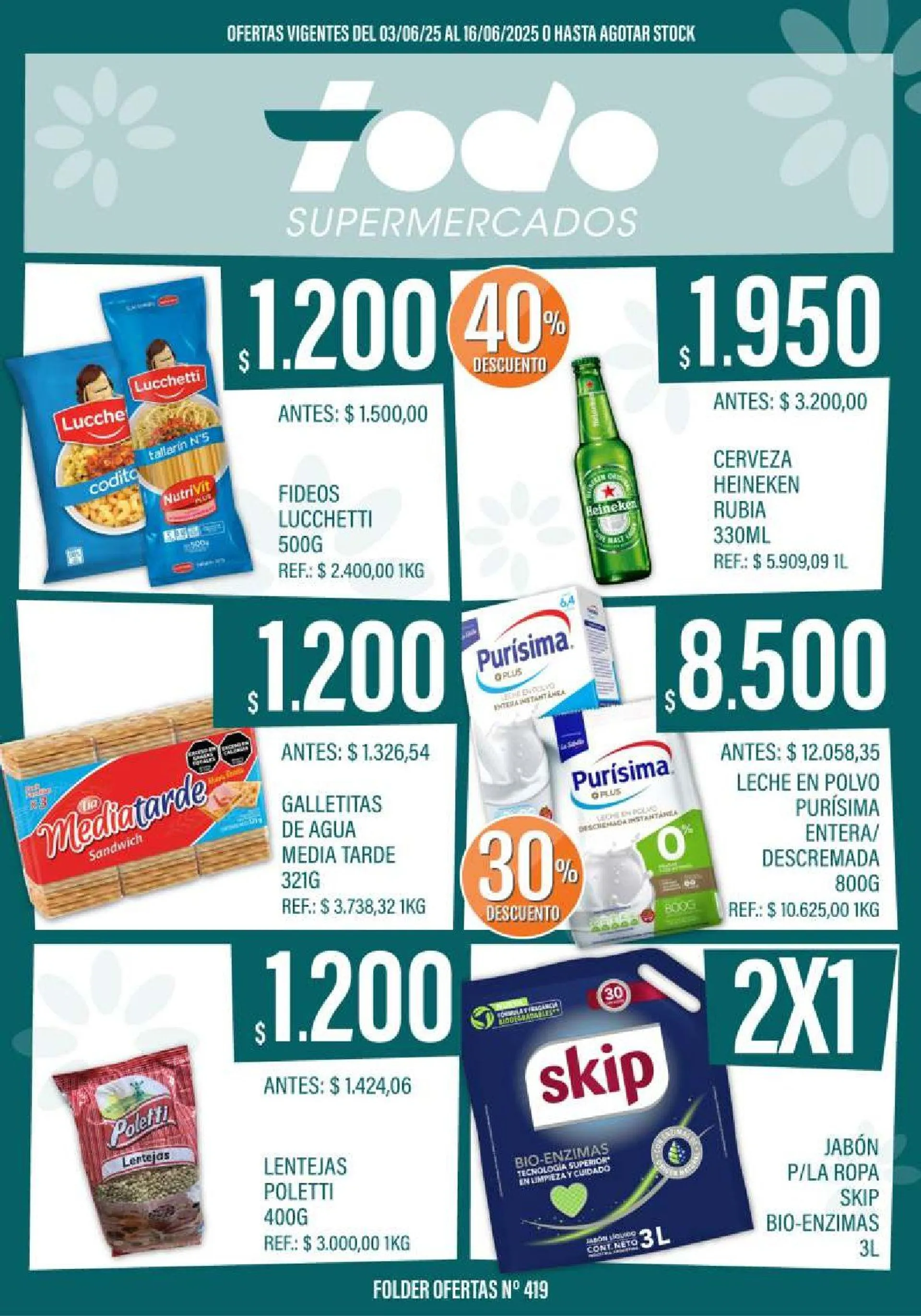 Ofertas de Supermercados Todo Ofertas 3 de junio al 16 de junio 2025 - Página 1 del catálogo