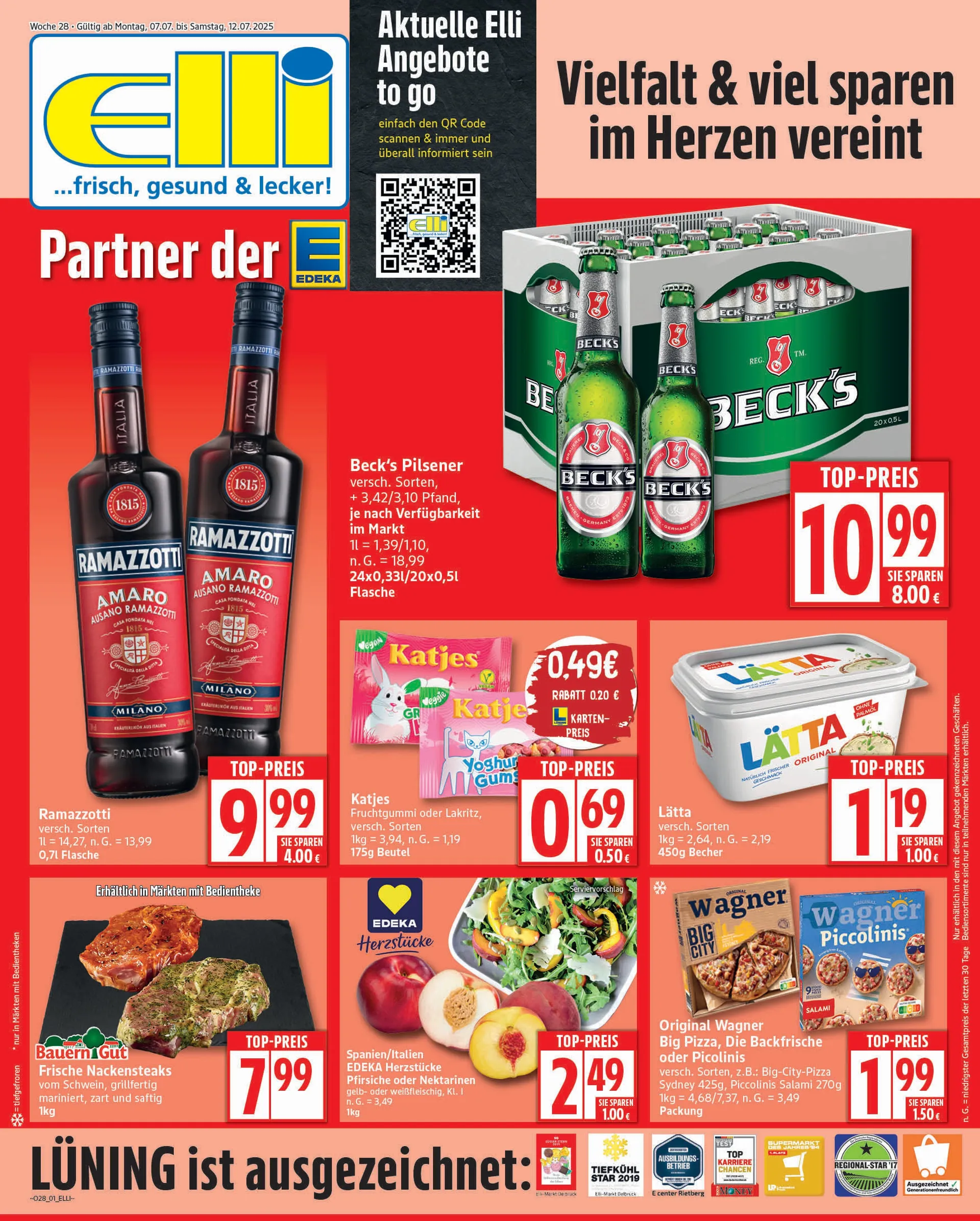  Elli Markt Prospekte von 7. Juli bis 12. Juli 2025 - Prospekt seite 1