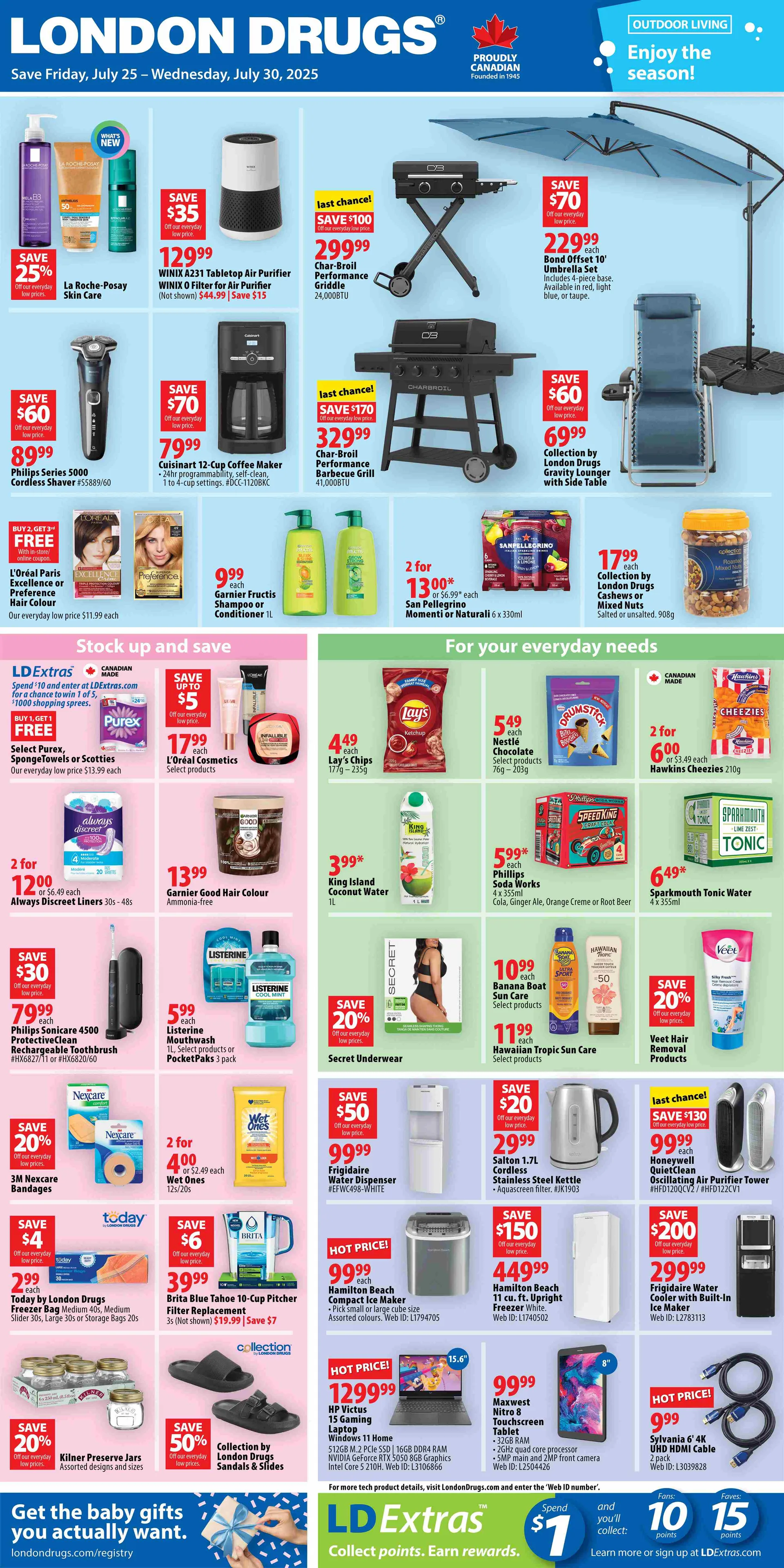 London Drugs Sales from July 25 to July 30 2025 - flyer page 1