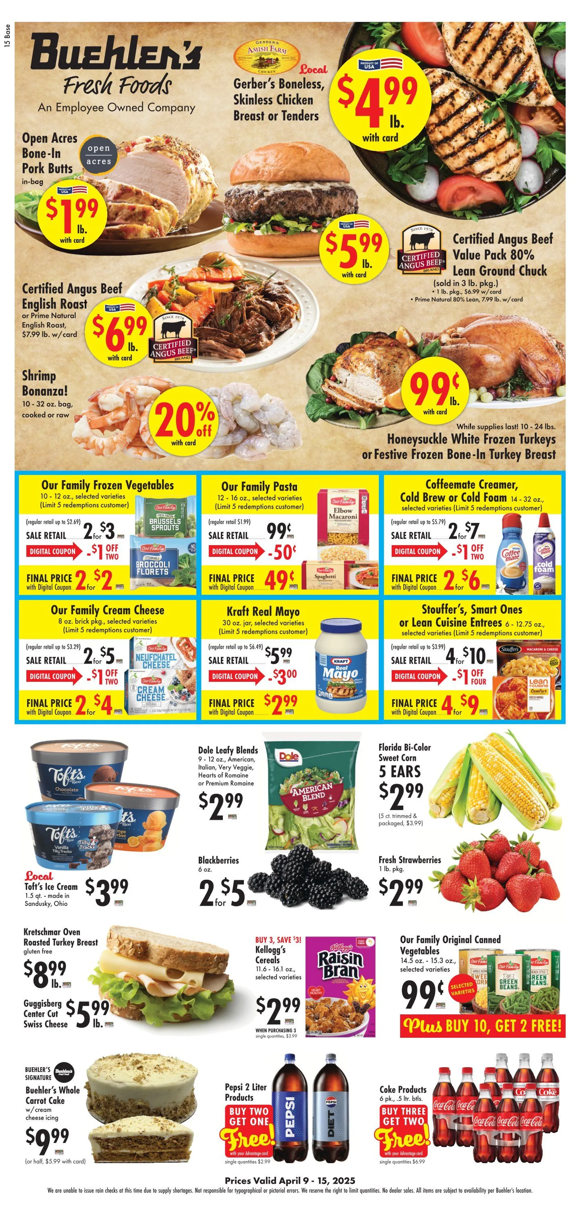 Weekly ad Buehler's Fresh Foods Deals from April 9 to April 15 2025 - Page 