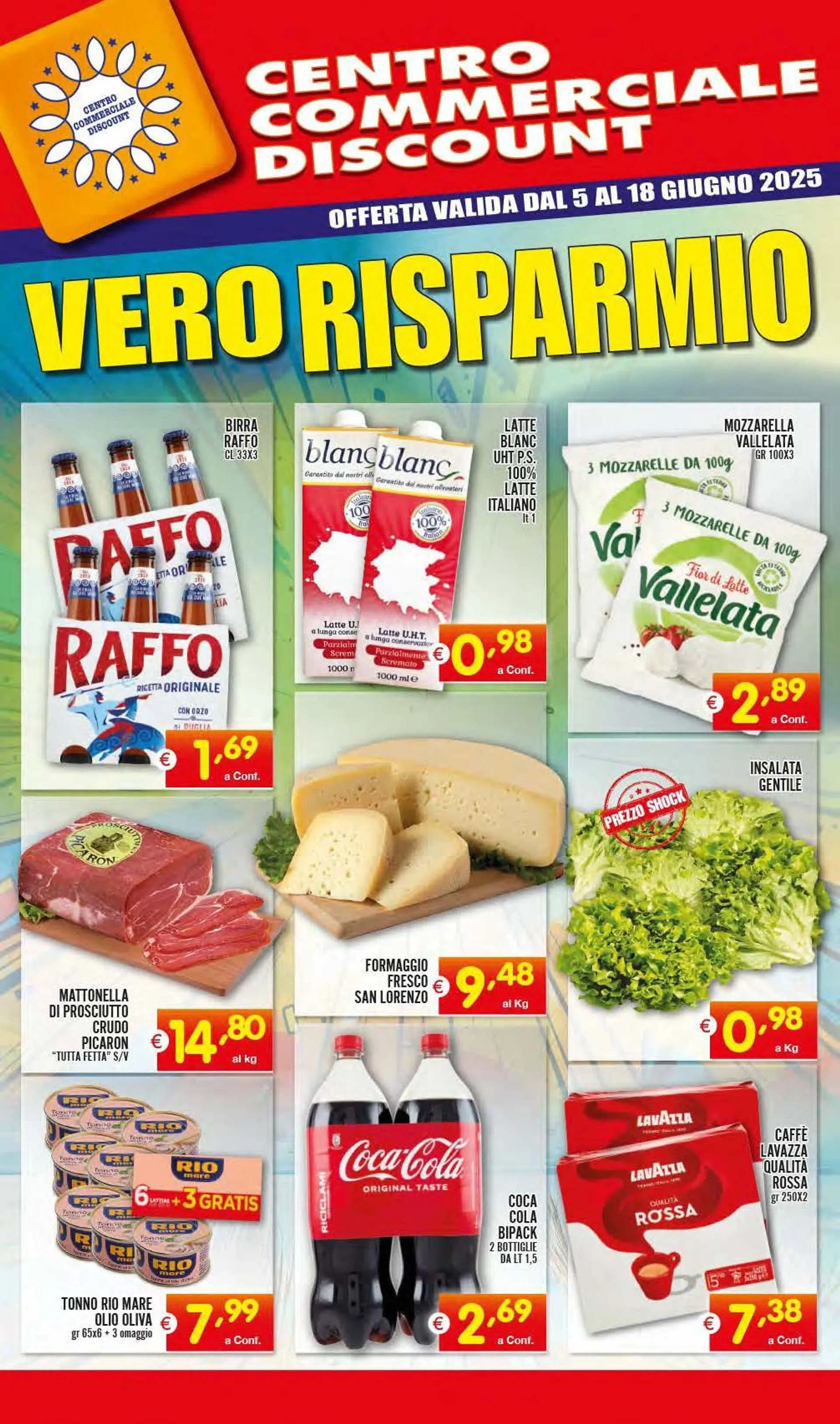  Volantini Centro Commerciale Discount da 6 giugno a 18 giugno di 2025 - Pagina del volantino 