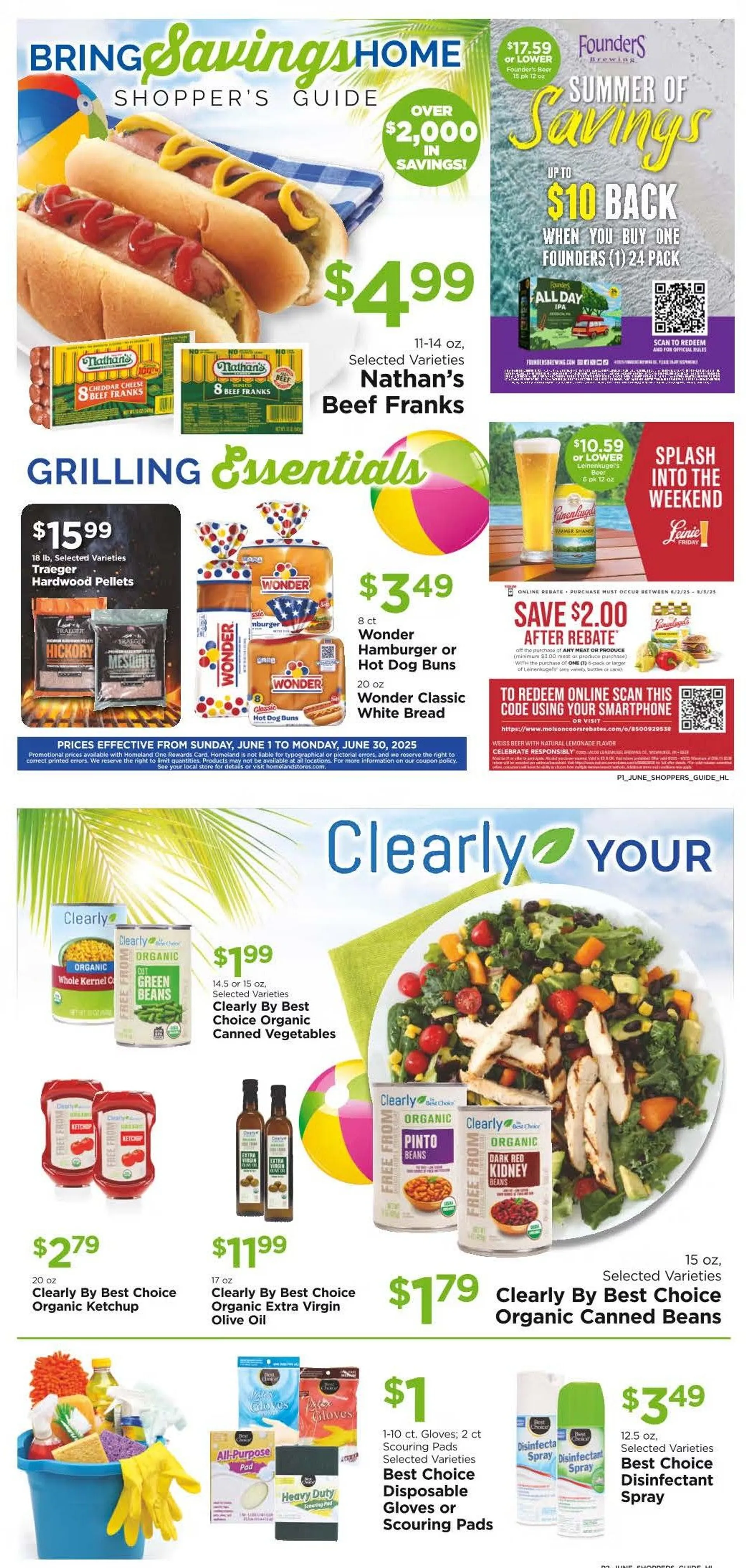 Weekly ad Homeland weekly ads from June 1 to June 30 2025 - Page 1