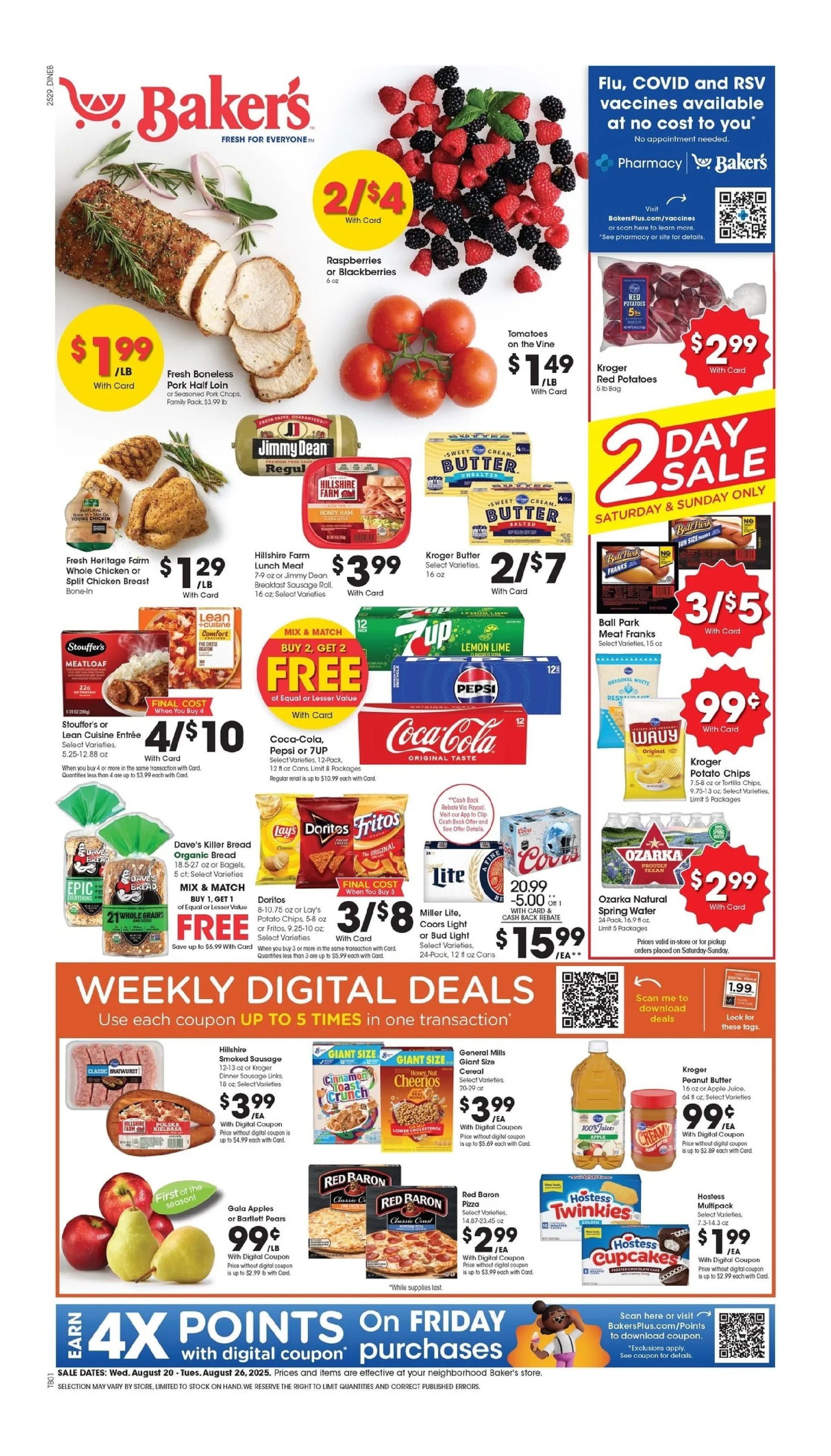 Weekly ad Baker's Sales from August 20 to August 26 2025 - Page 1