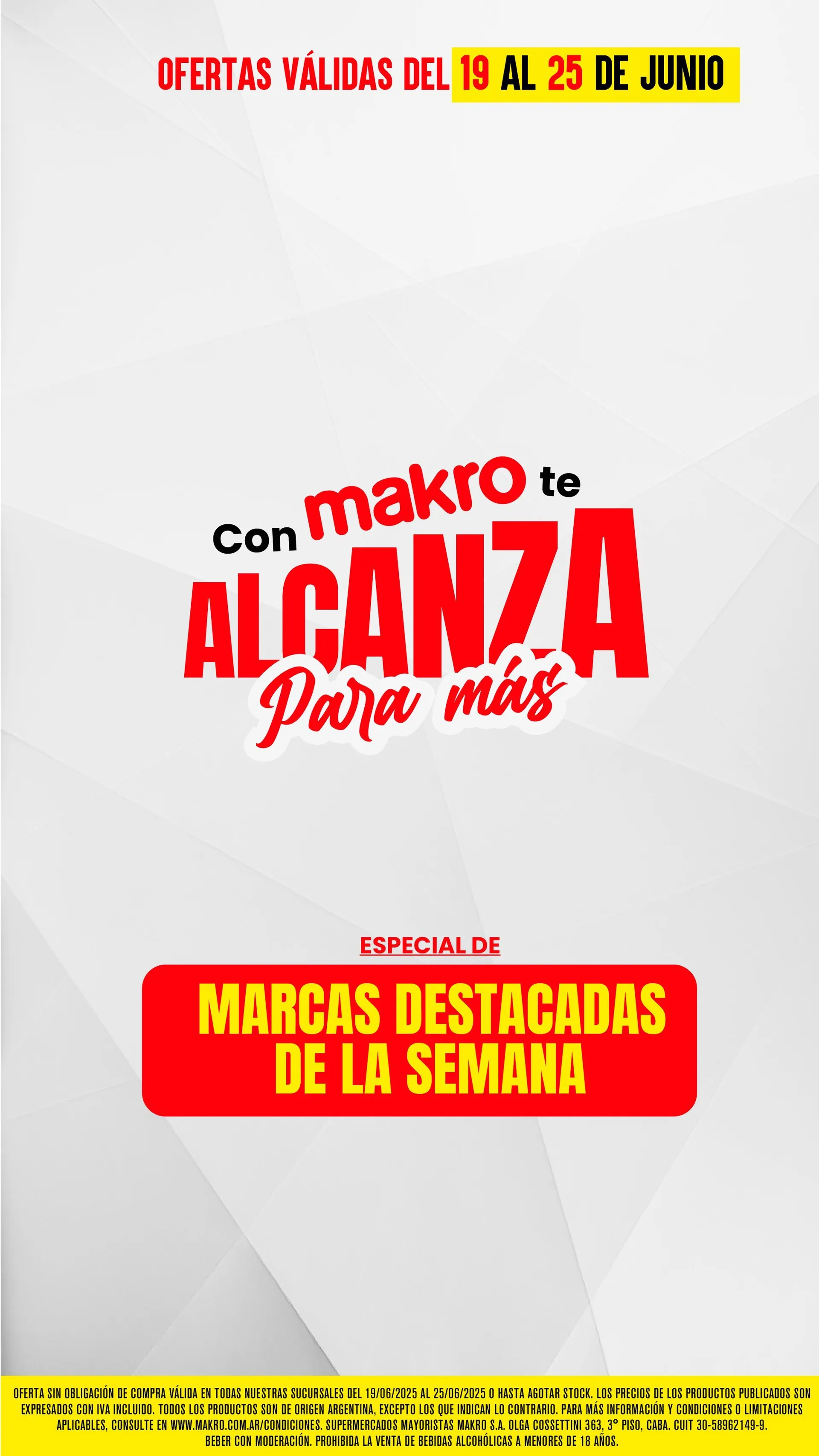 Ofertas de Makro Ofertas 19 de junio al 25 de junio 2025 - Página  del catálogo