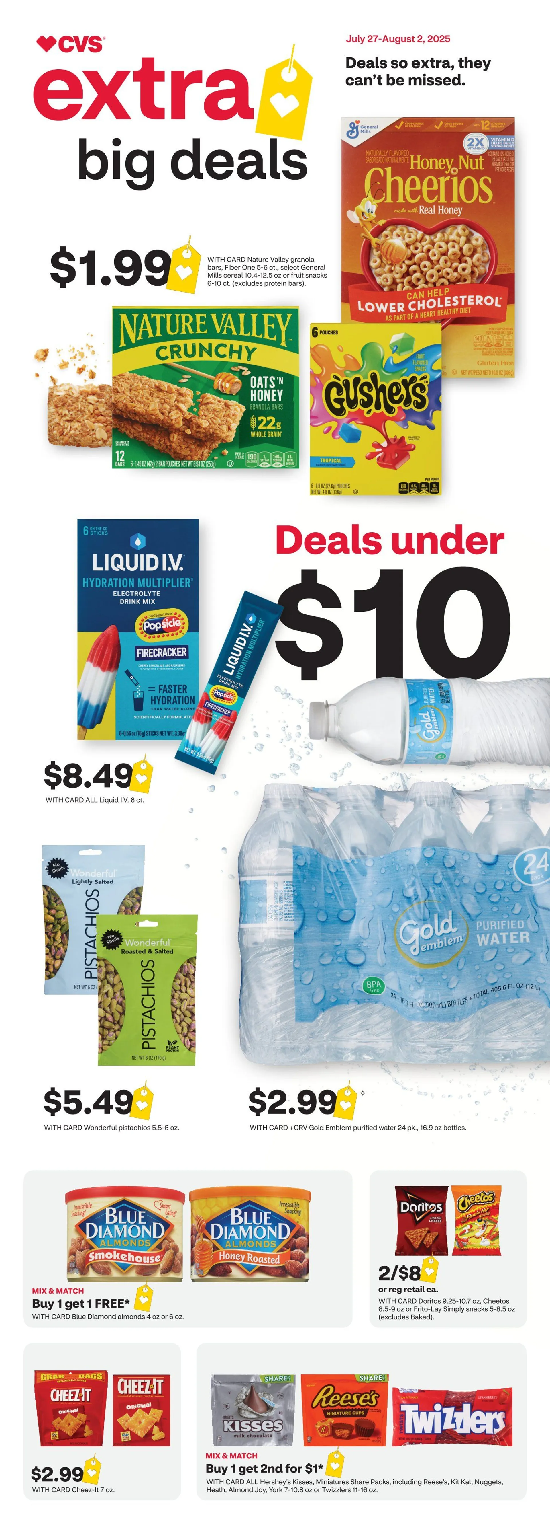Weekly ad CVS Health Sales from July 27 to August 2 2025 - Page 1