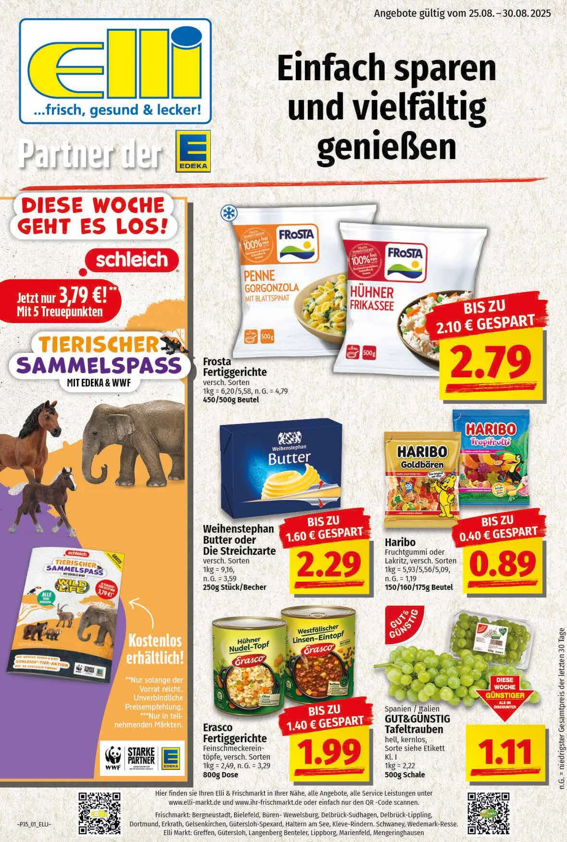 Elli Markt Prospekte von 25. August bis 30. August 2025 - Prospekt seite 1
