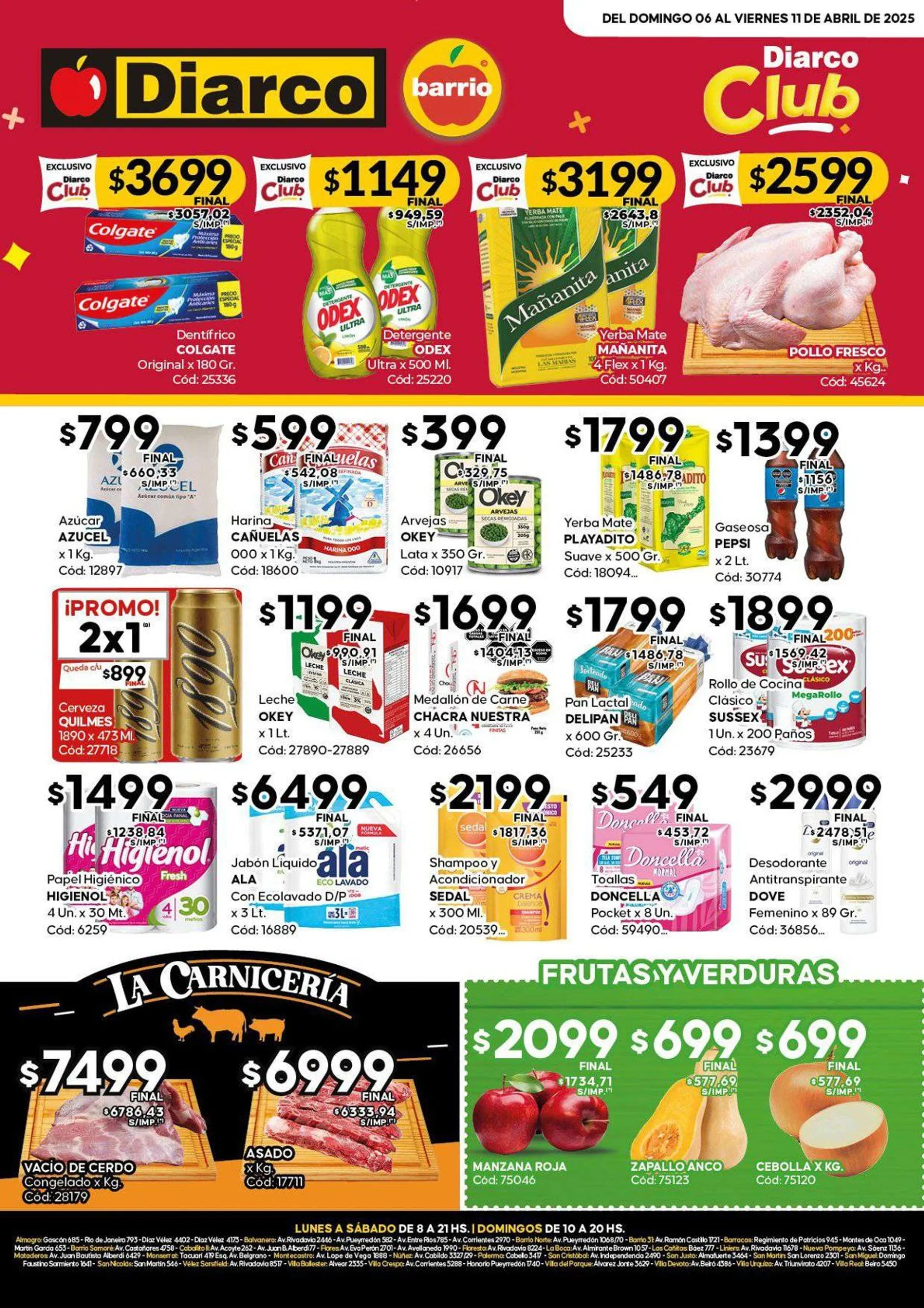 Ofertas de Diarco Ofertas 6 de abril al 11 de abril 2025 - Página  del catálogo