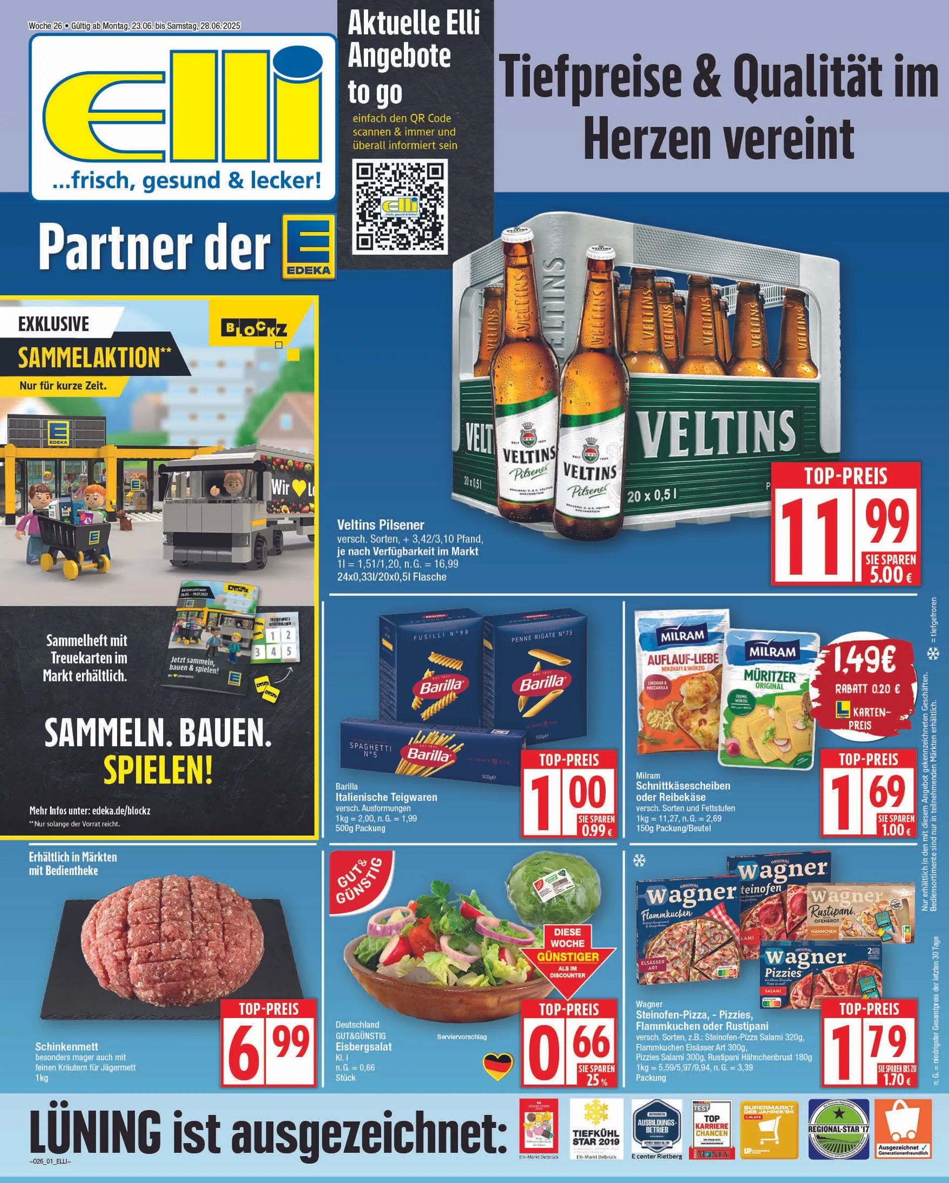 Elli Markt Prospekte von 23. Juni bis 28. Juni 2025 - Prospekt seite 1