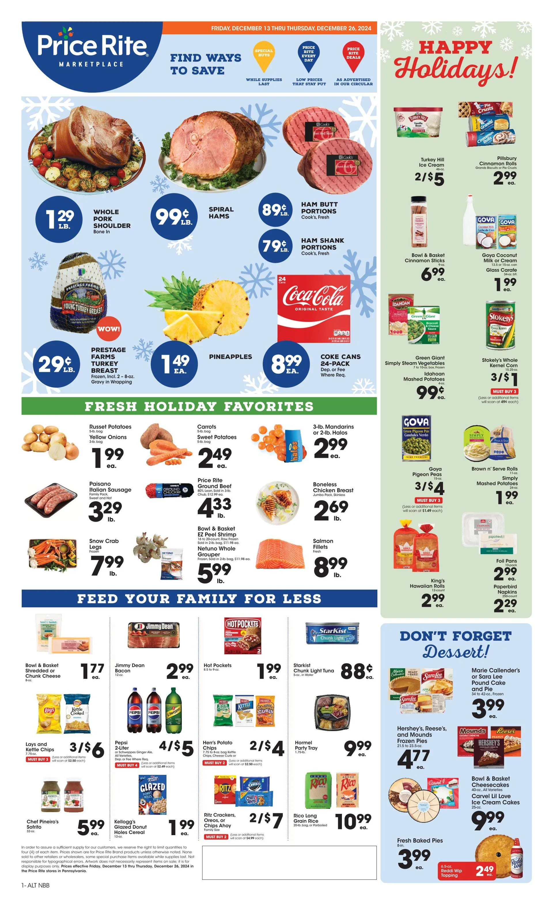 Weekly ad Price Rite Deals from December 18 to December 26 2024 - Page 