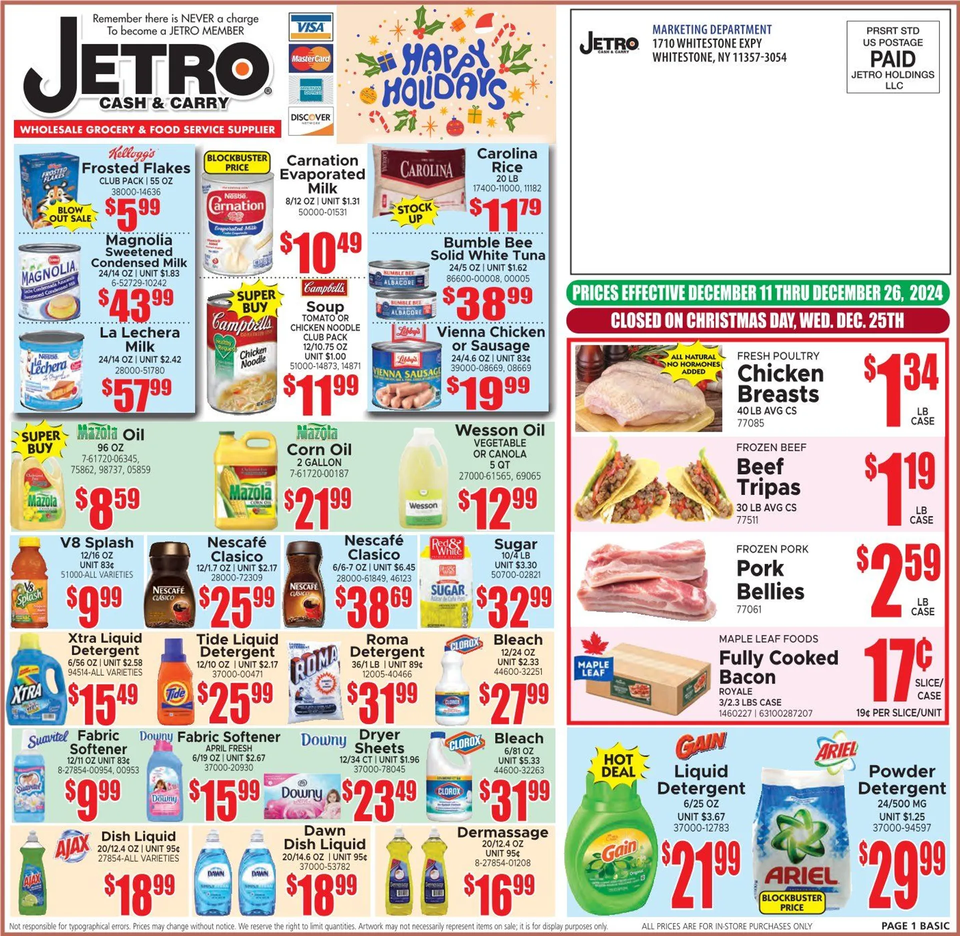 Weekly ad Jetro Deals from December 17 to December 26 2024 - Page 