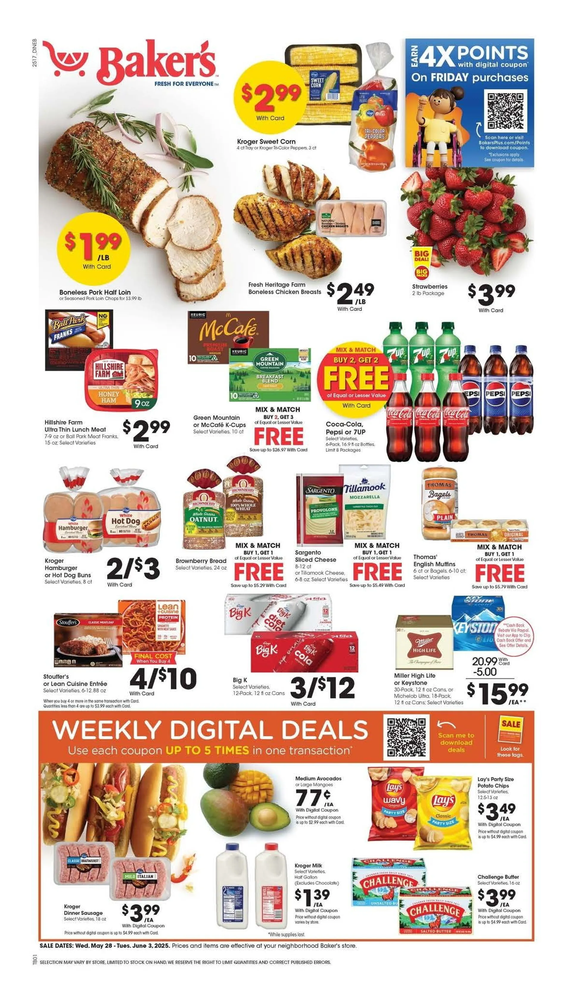 Weekly ad Baker's Sales from May 28 to June 3 2025 - Page 1