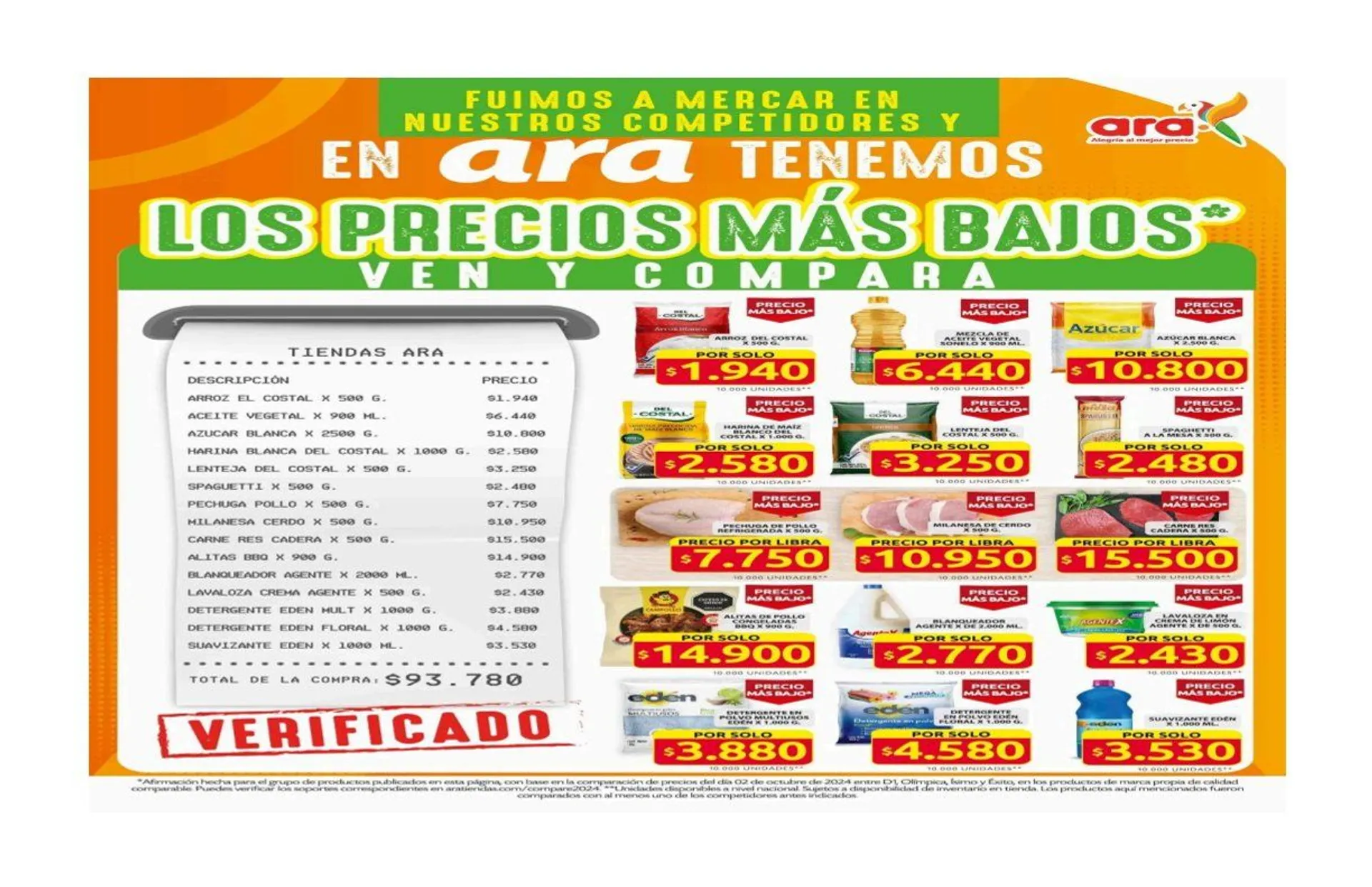 Catalogo de Ara Ofertas en Folletos 14 de octubre al 19 de octubre 2024 - Pag 1