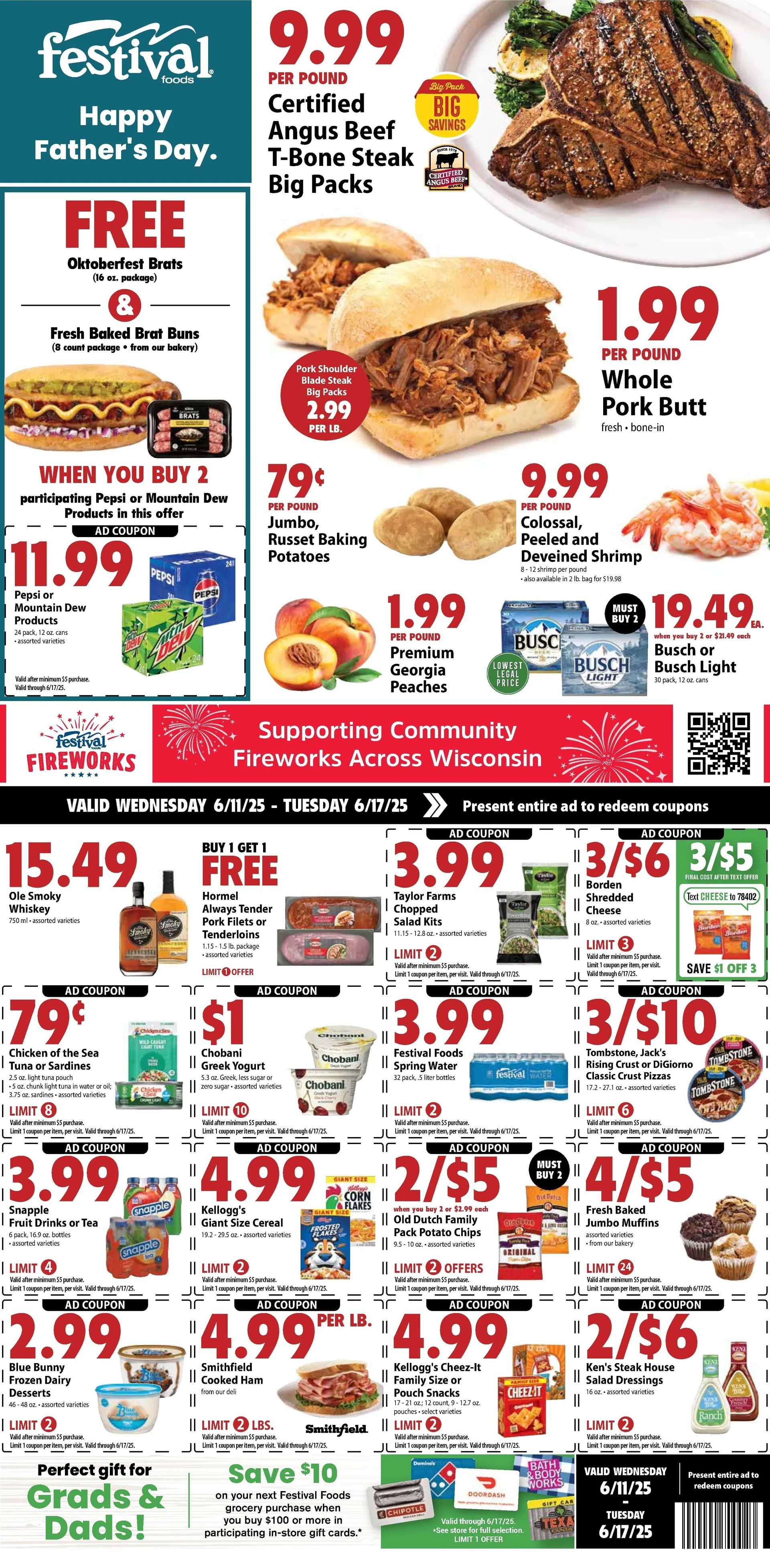 Weekly ad Festival Foods Deals from June 11 to June 17 2025 - Page 1