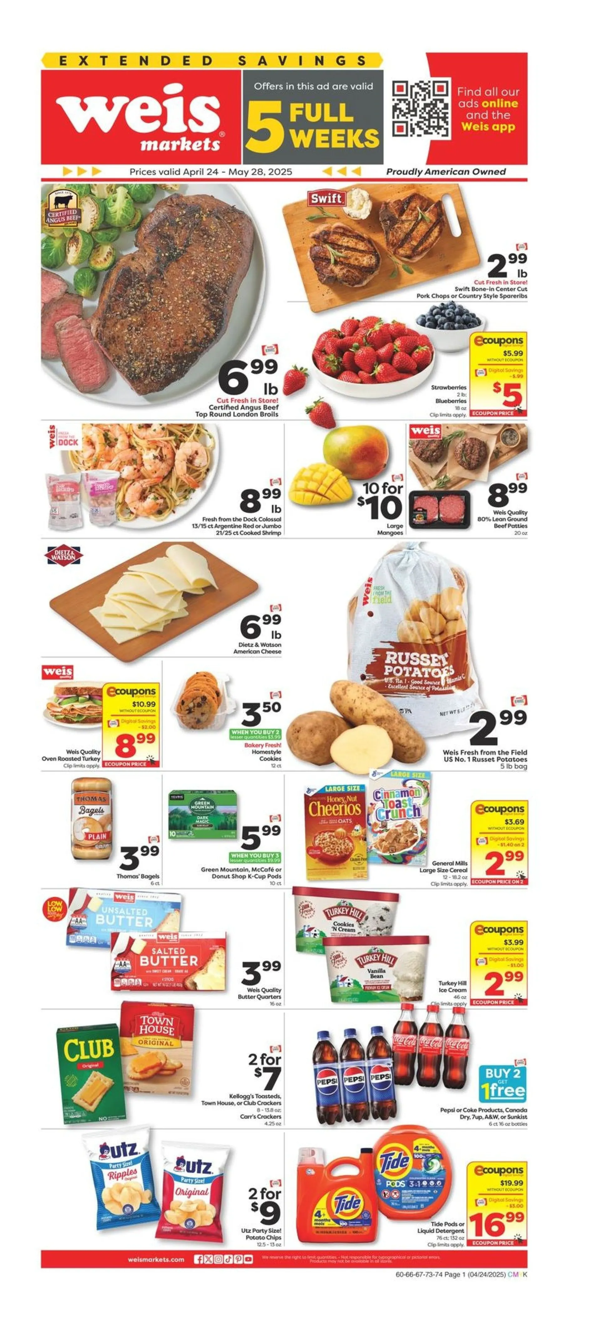 Weekly ad Weis Deals from April 30 to May 28 2025 - Page 