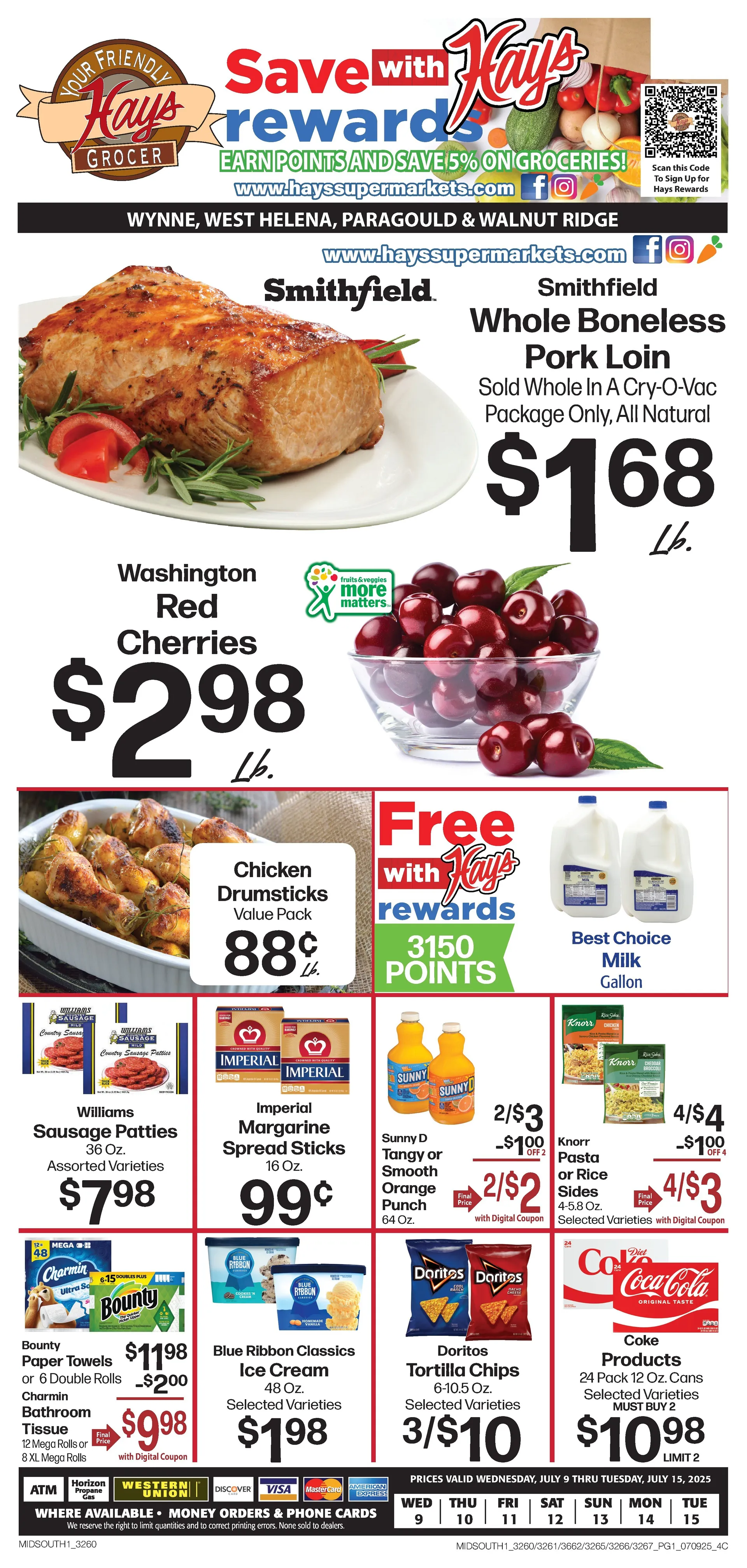 Weekly ad Hays Supermarket weekly ads from July 9 to July 15 2025 - Page 1