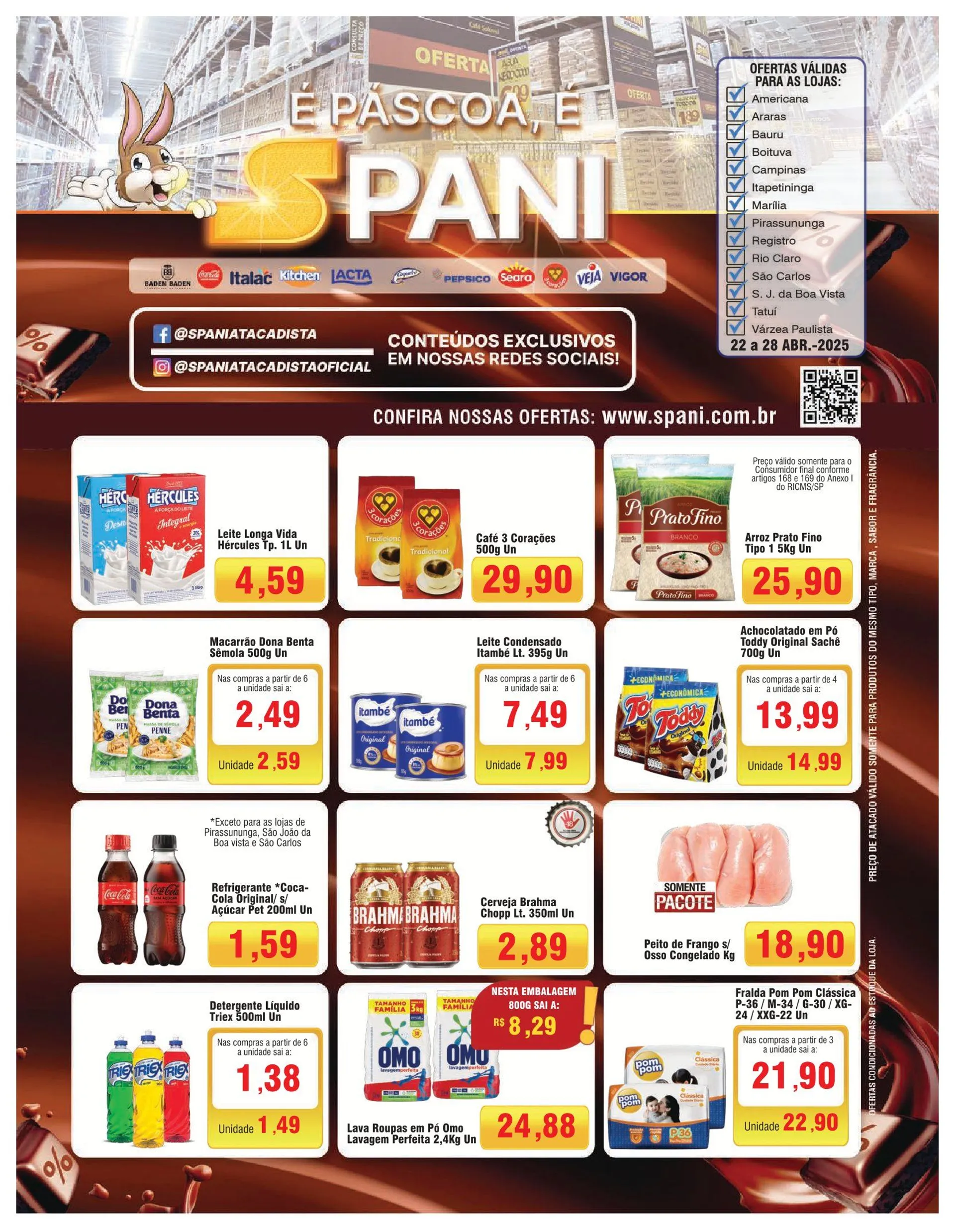 Encarte de Folhetos Spani Atacadista 22 de abril até 28 de abril 2025 - Pagina 