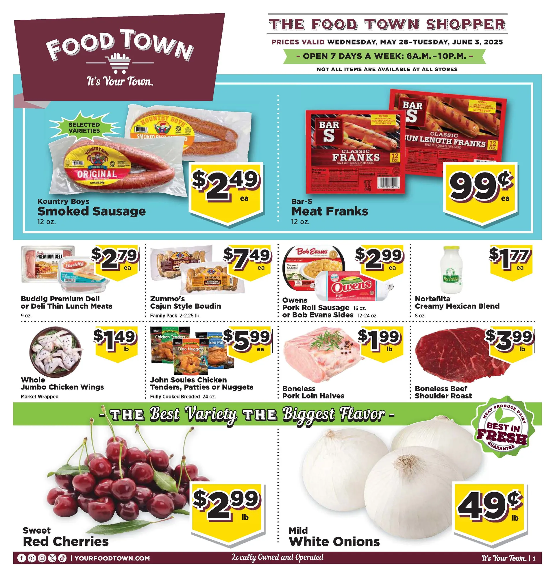 Weekly ad Foodtown Sales from May 28 to June 3 2025 - Page 1
