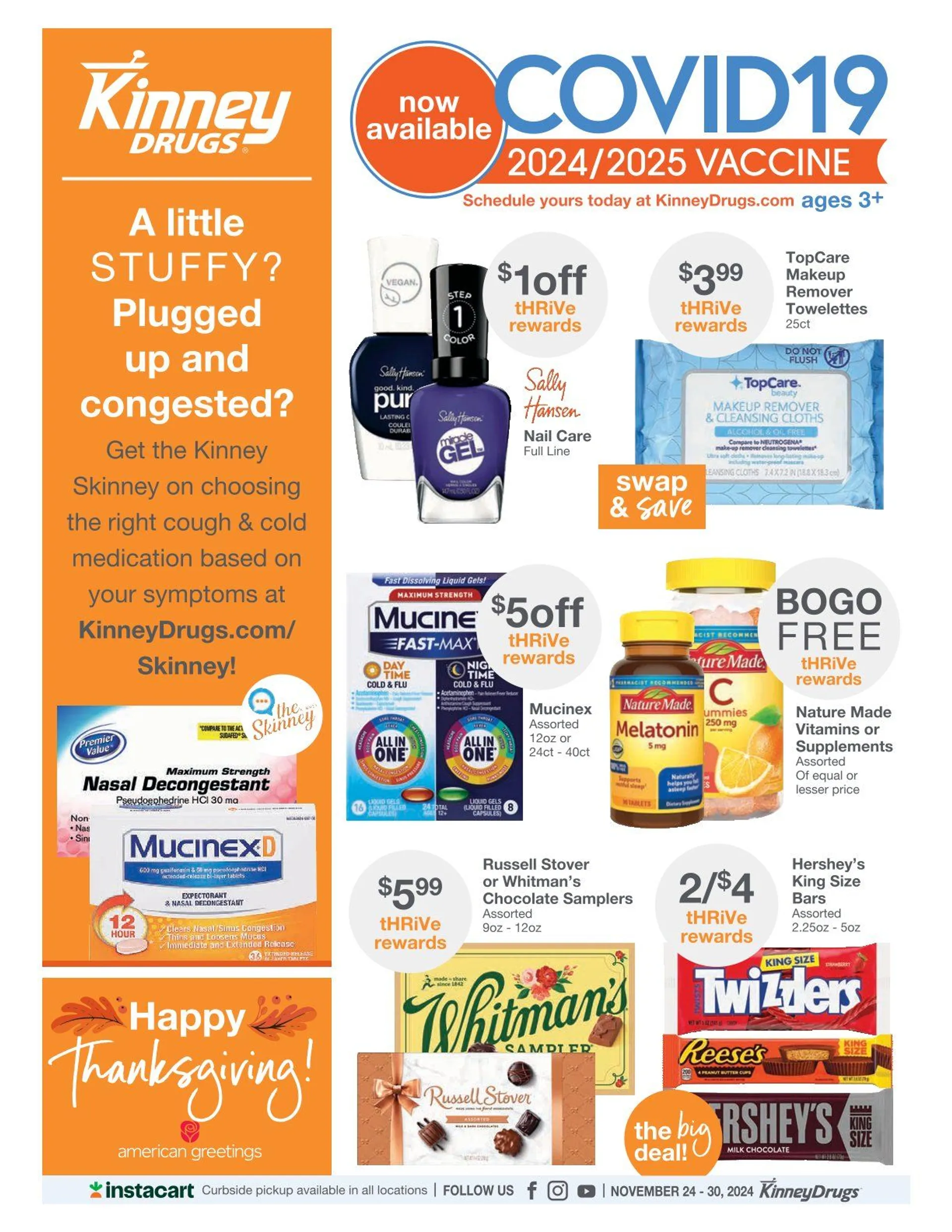 Weekly ad Kinney Drugs sales from November 24 to November 30 2024 - Page 