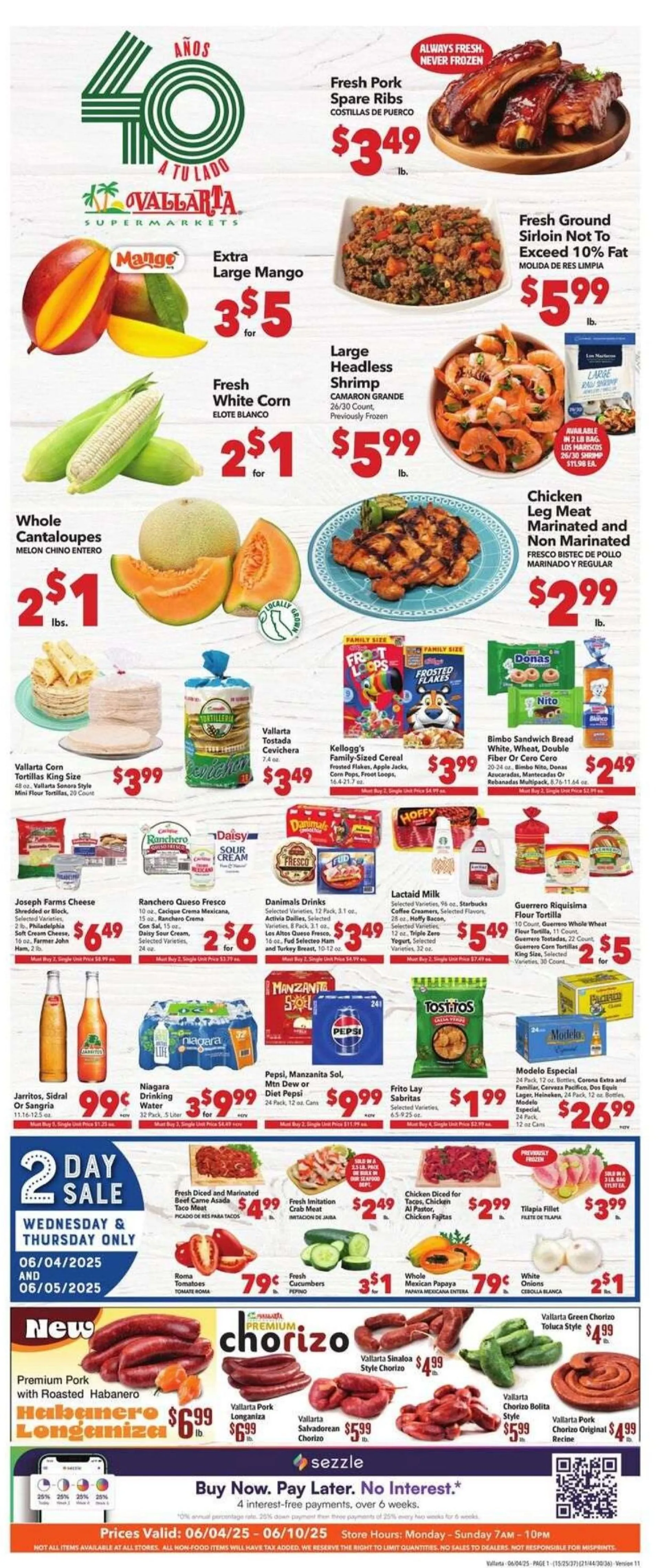 Weekly ad Vallarta Deals from June 4 to June 10 2025 - Page 1