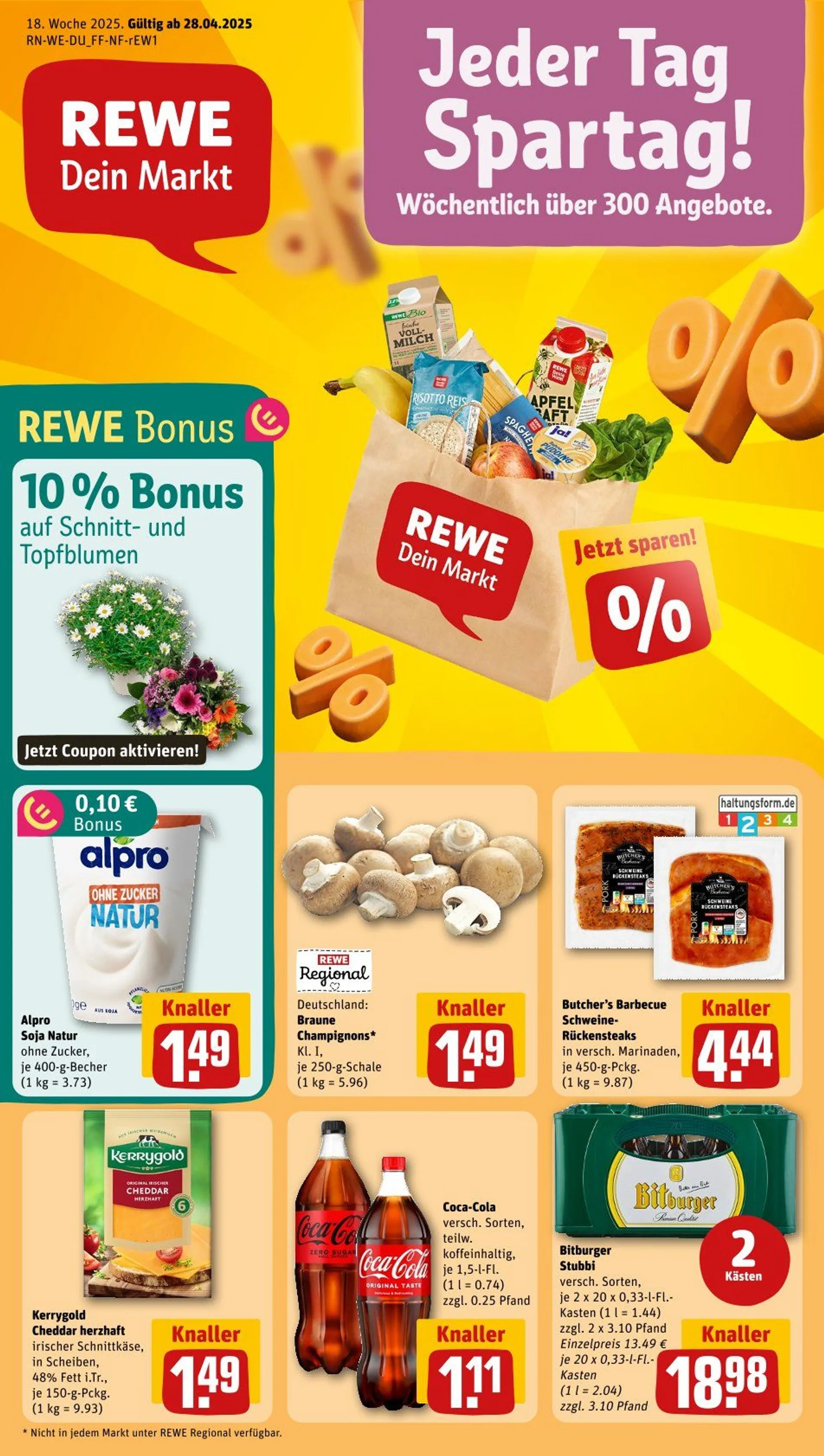 REWE Prospekt von 28. April bis 4. Mai 2025 - Prospekt seite 