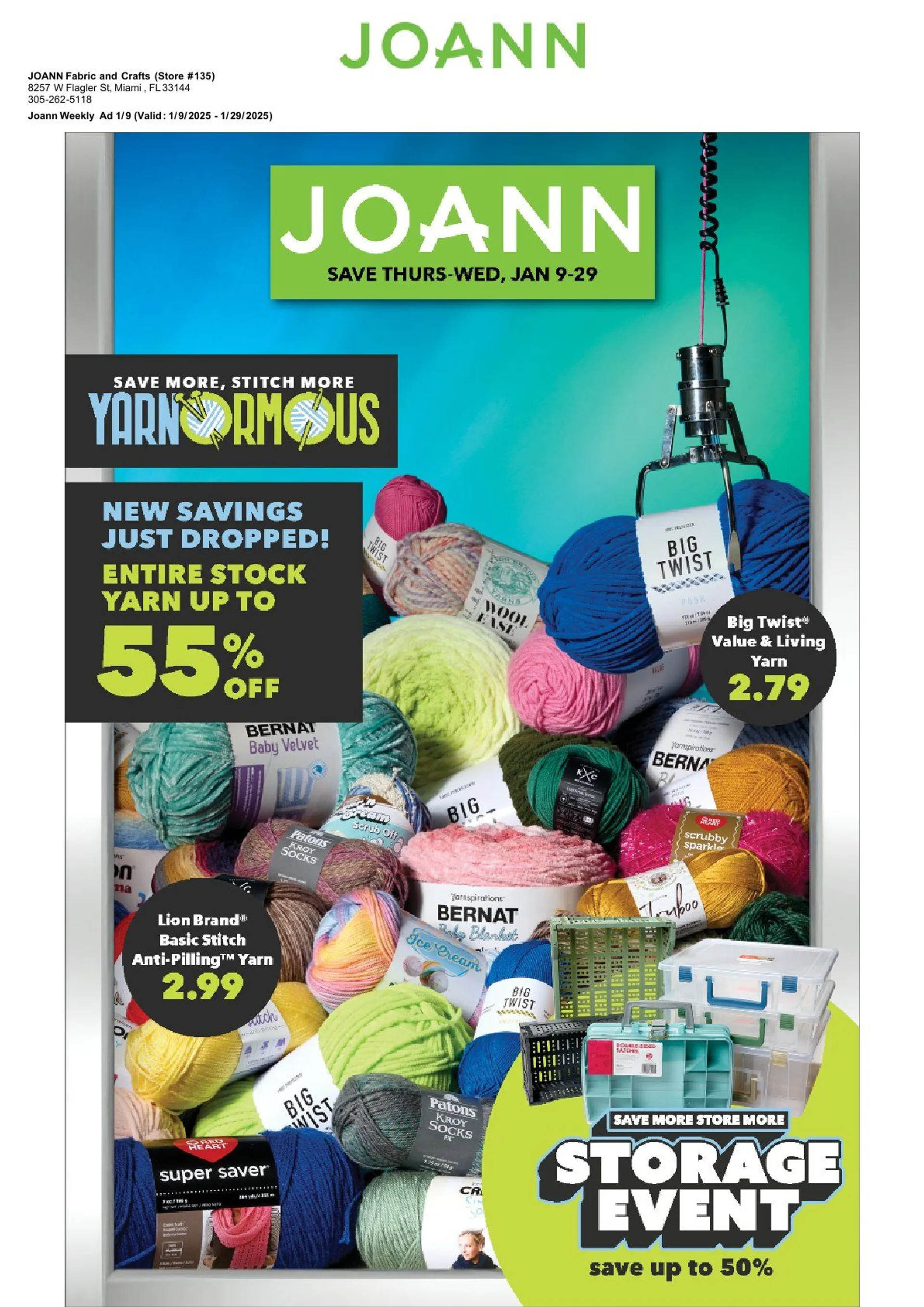 Weekly ad Joann from January 9 to January 29 2025 - Page 