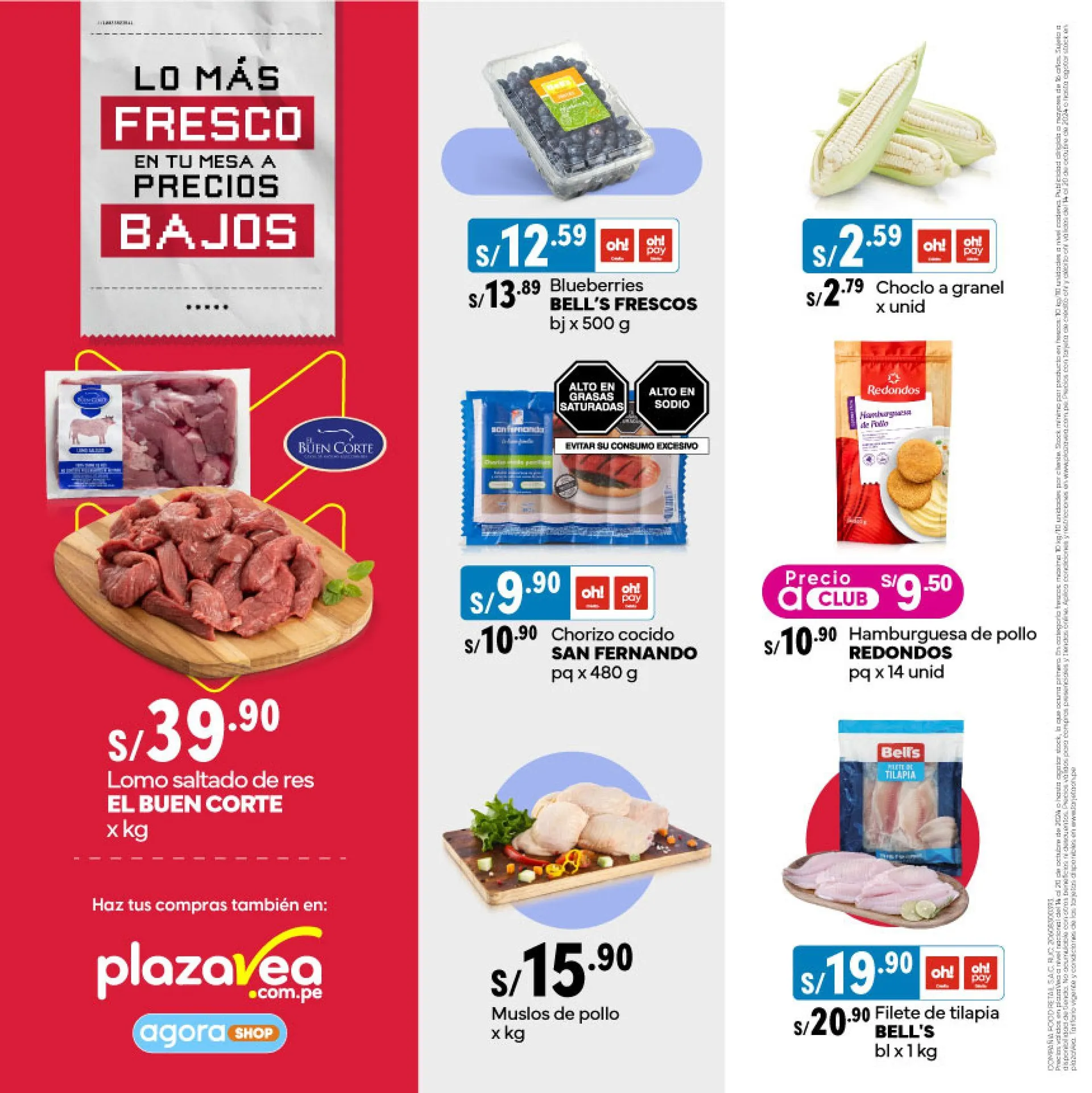 Catalogo de Plaza Vea Ofertas de Folletos  14 de octubre al 20 de octubre 2024 - Pag 1