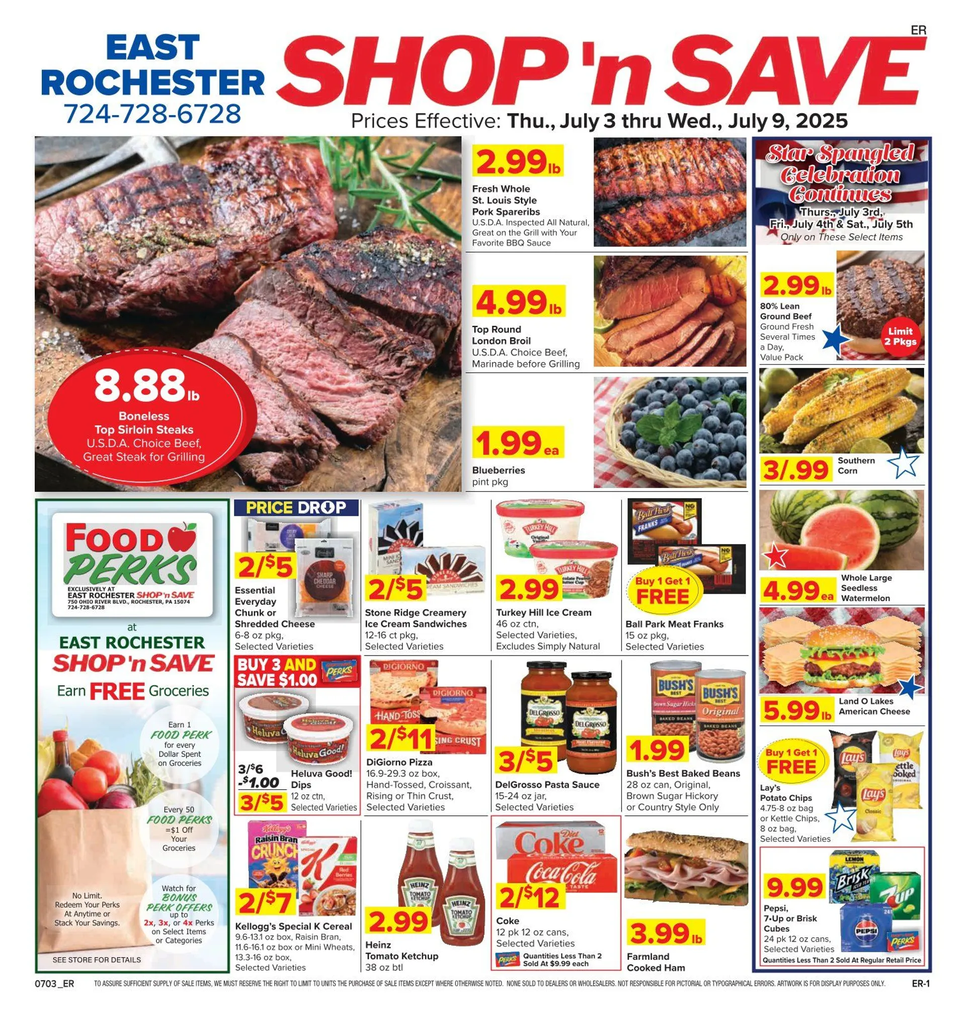 Weekly ad Shop'n Save Sales from July 3 to July 9 2025 - Page 