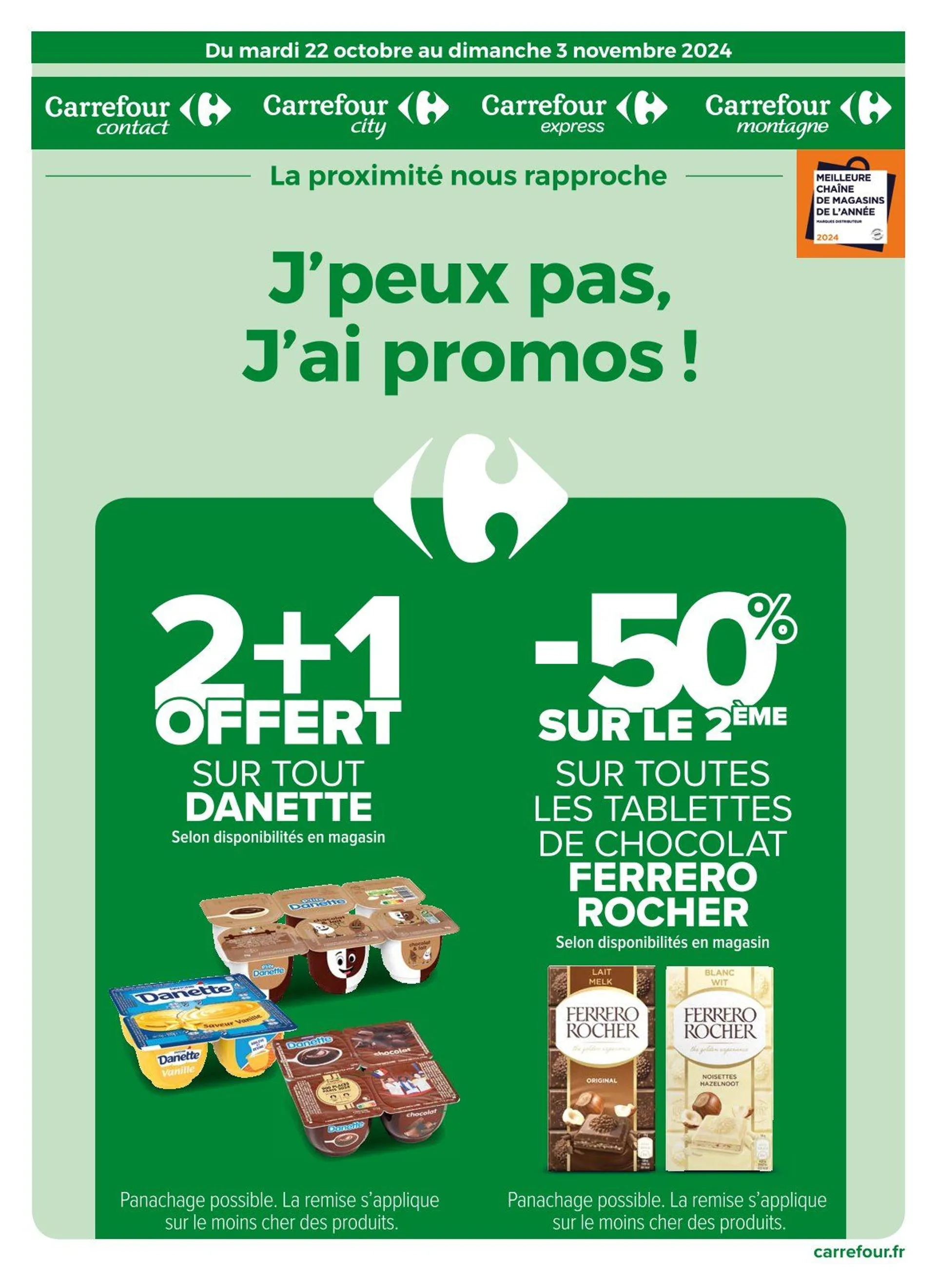 Carrefour Brochures Offres du 22 octobre au 3 novembre 2024 - Catalogue page 