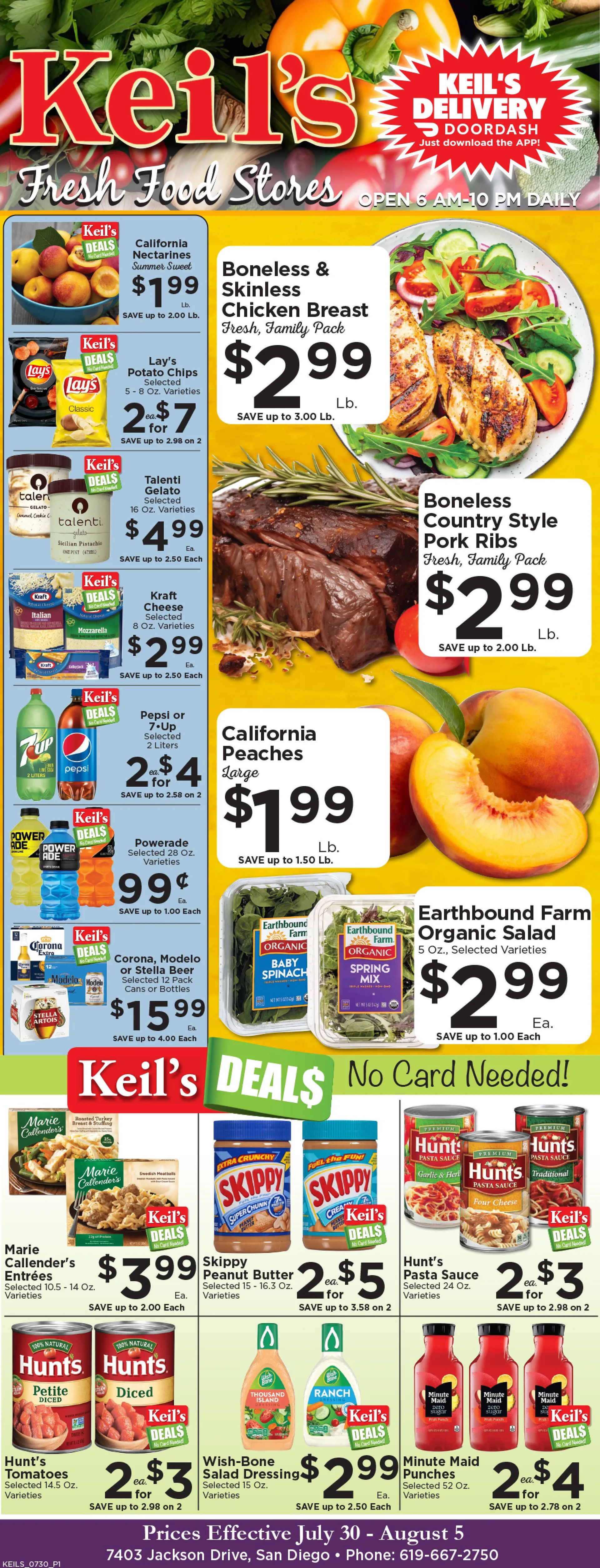 Weekly ad Keil's Fresh Food Stores weekly ads from July 30 to August 5 2025 - Page 1