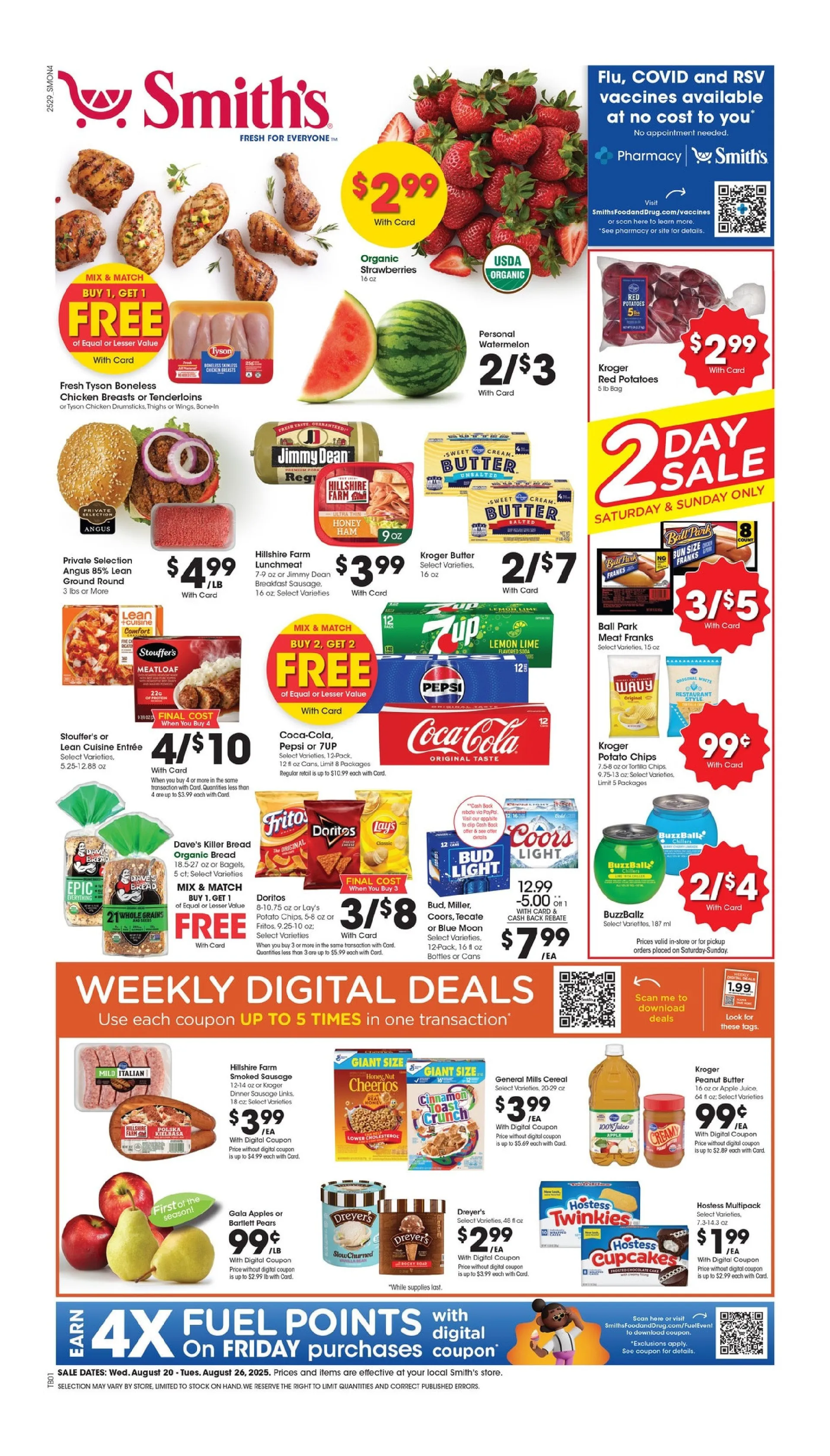 Weekly ad  Smith's weekly ads from August 20 to August 26 2025 - Page 1