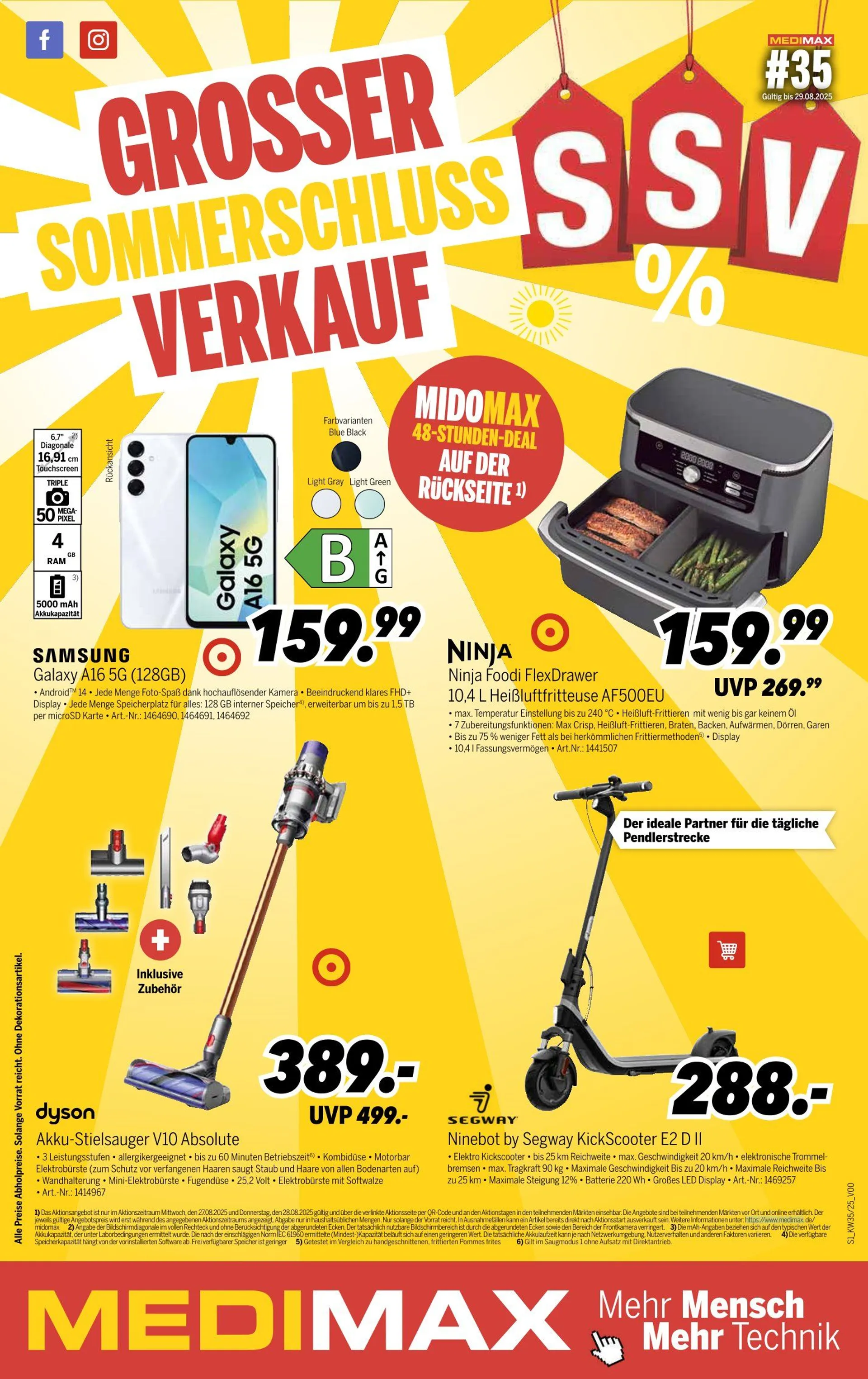 MEDIMAX Prospekte  von 22. August bis 28. August 2025 - Prospekt seite 1