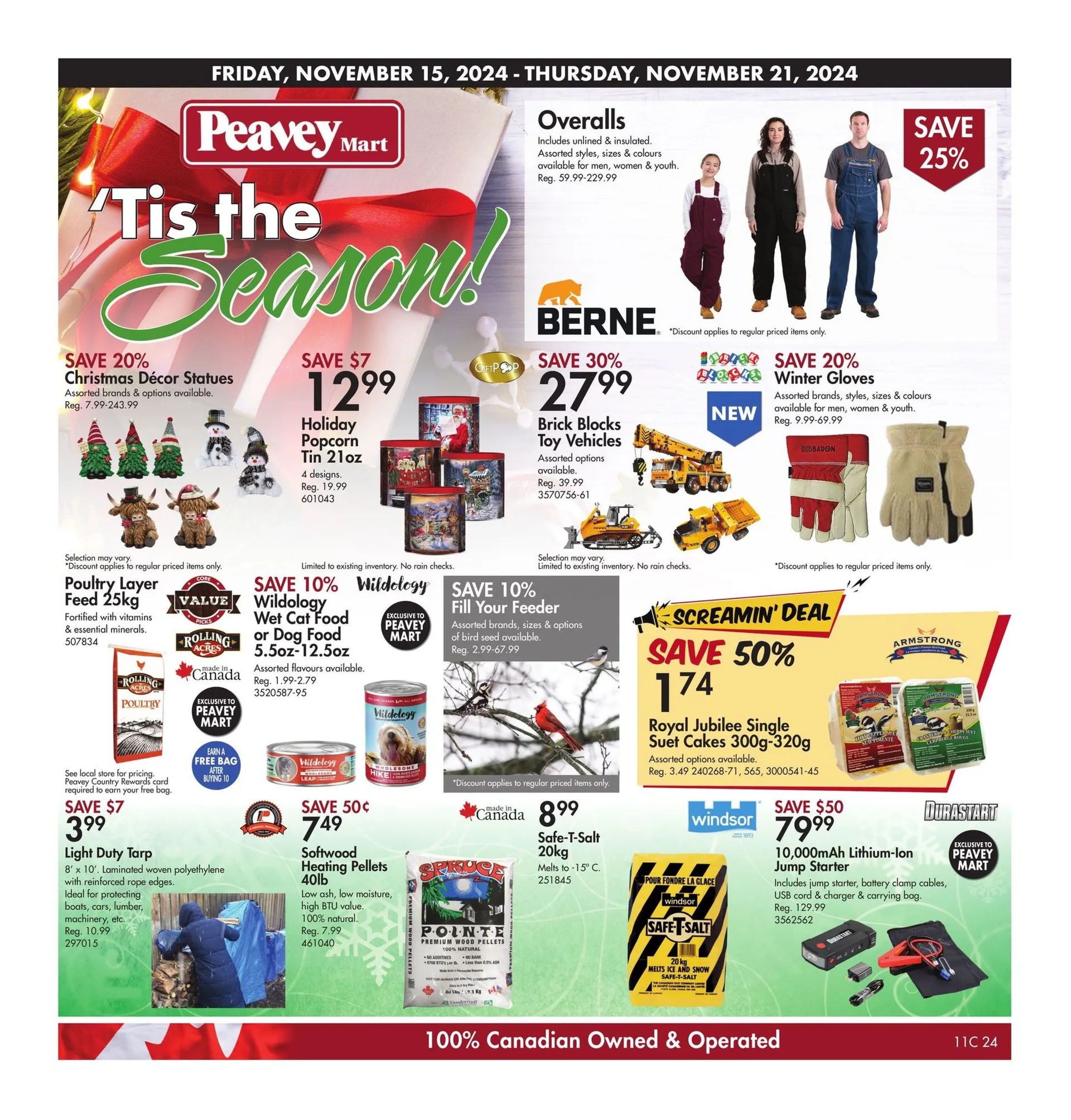 Peavey Mart Deals from November 15 to November 21 2024 - flyer page 