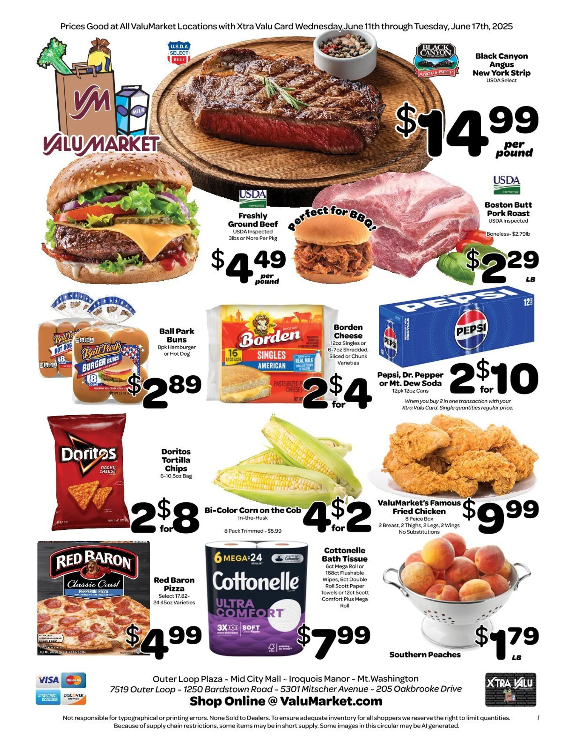 Weekly ad ValuMarket weekly ads from June 11 to June 17 2025 - Page 1