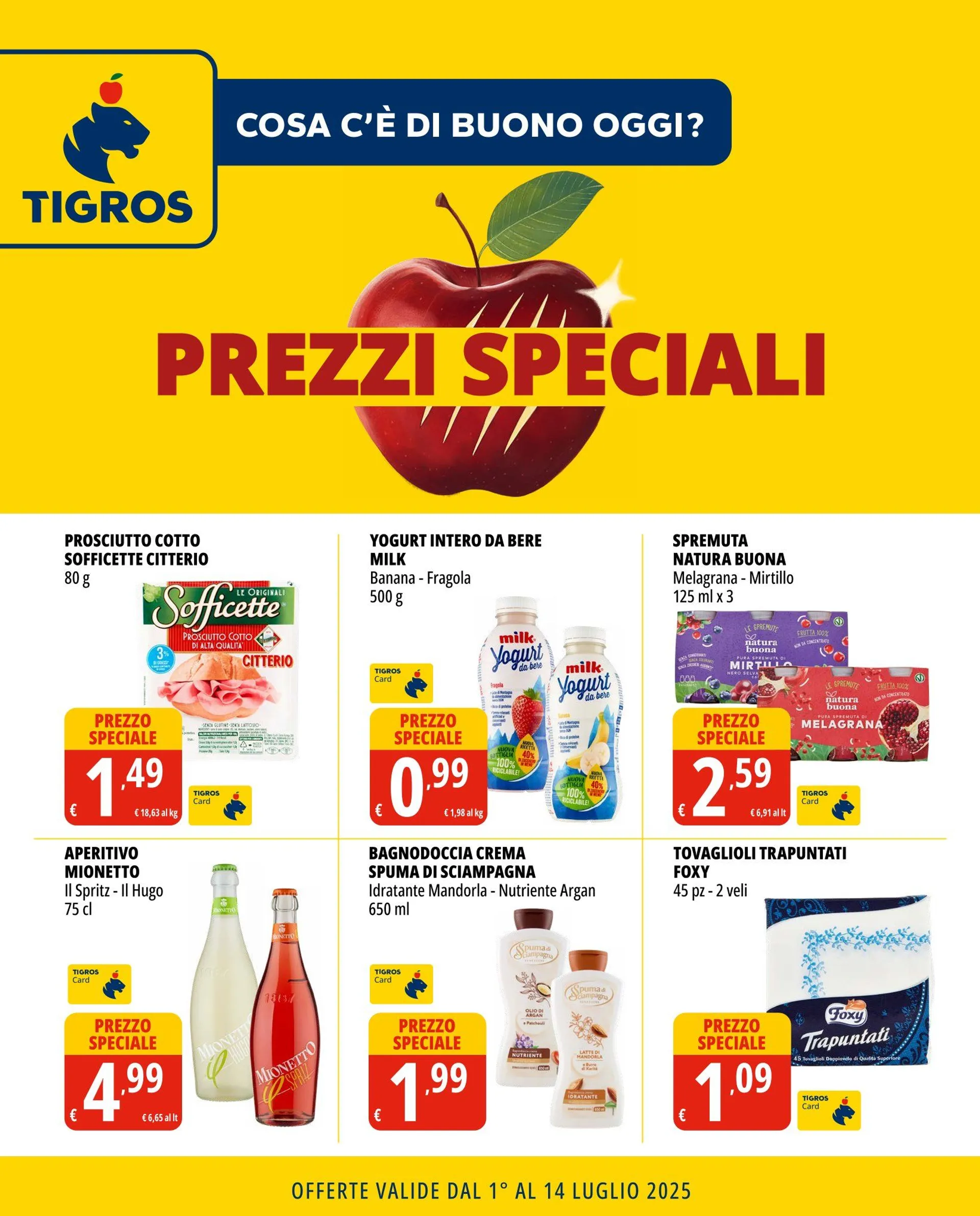 Volantini Tigros da 1 luglio a 15 luglio di 2025 - Pagina del volantino 