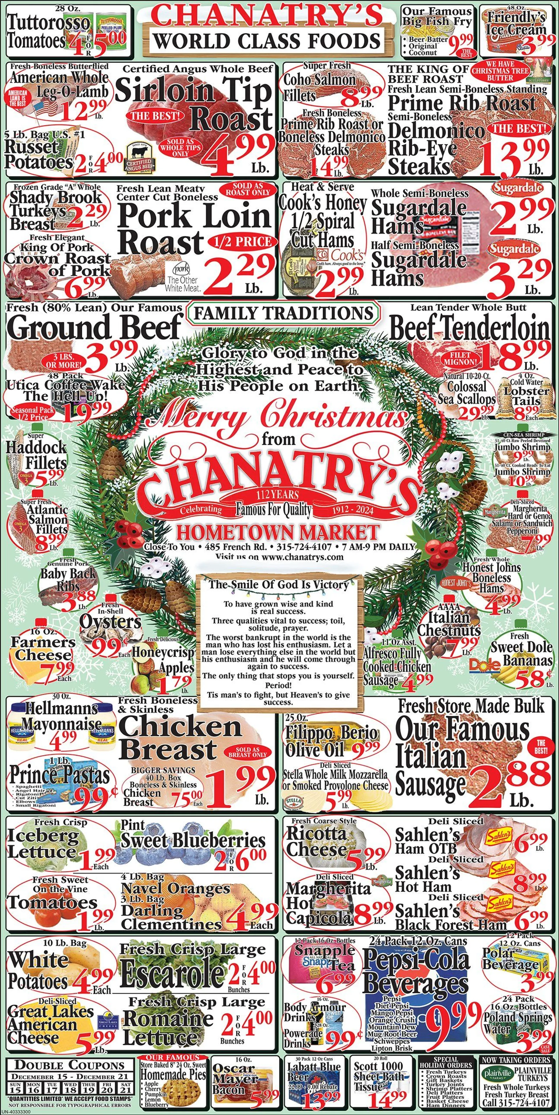 Weekly ad Weekly Ad  from December 15 to December 22 2024 - Page 