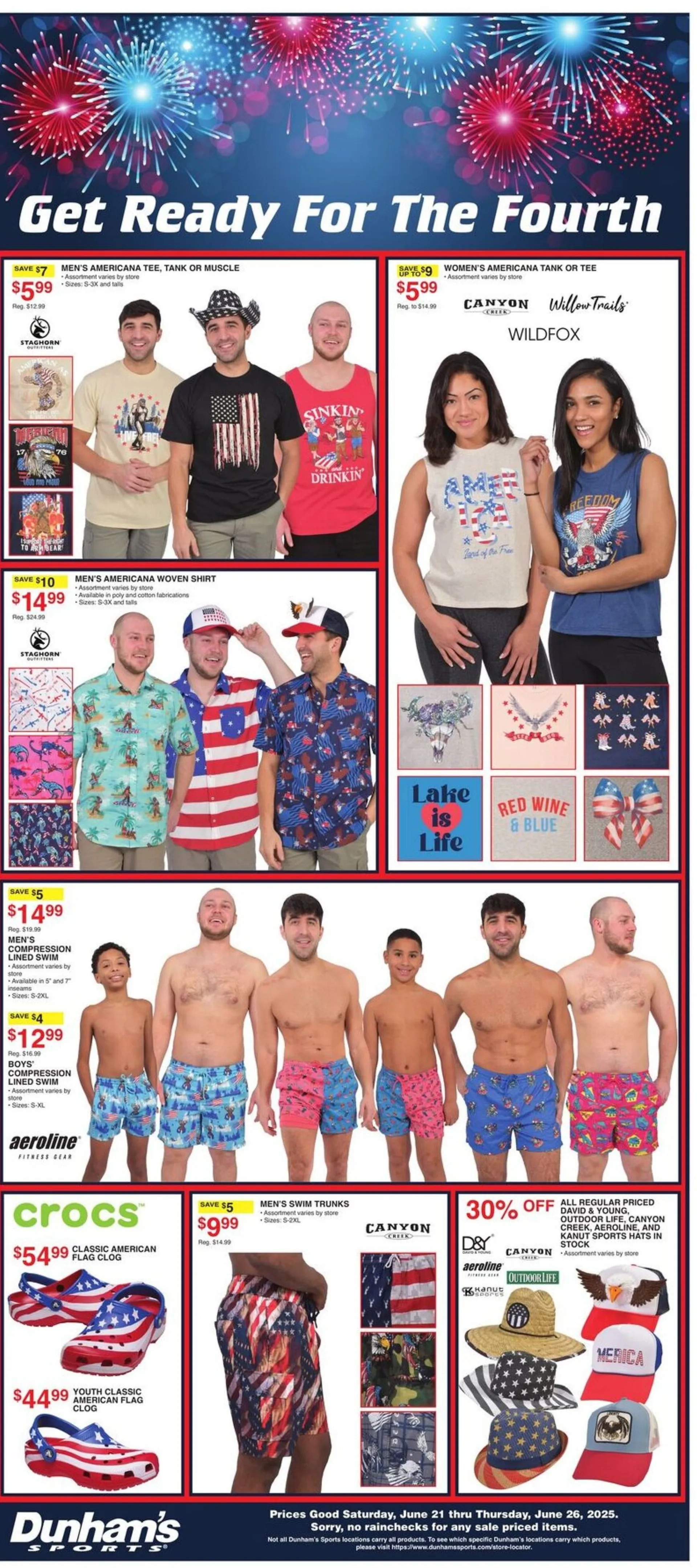 Weekly ad Dunham's Sports Deals from June 23 to June 26 2025 - Page 1