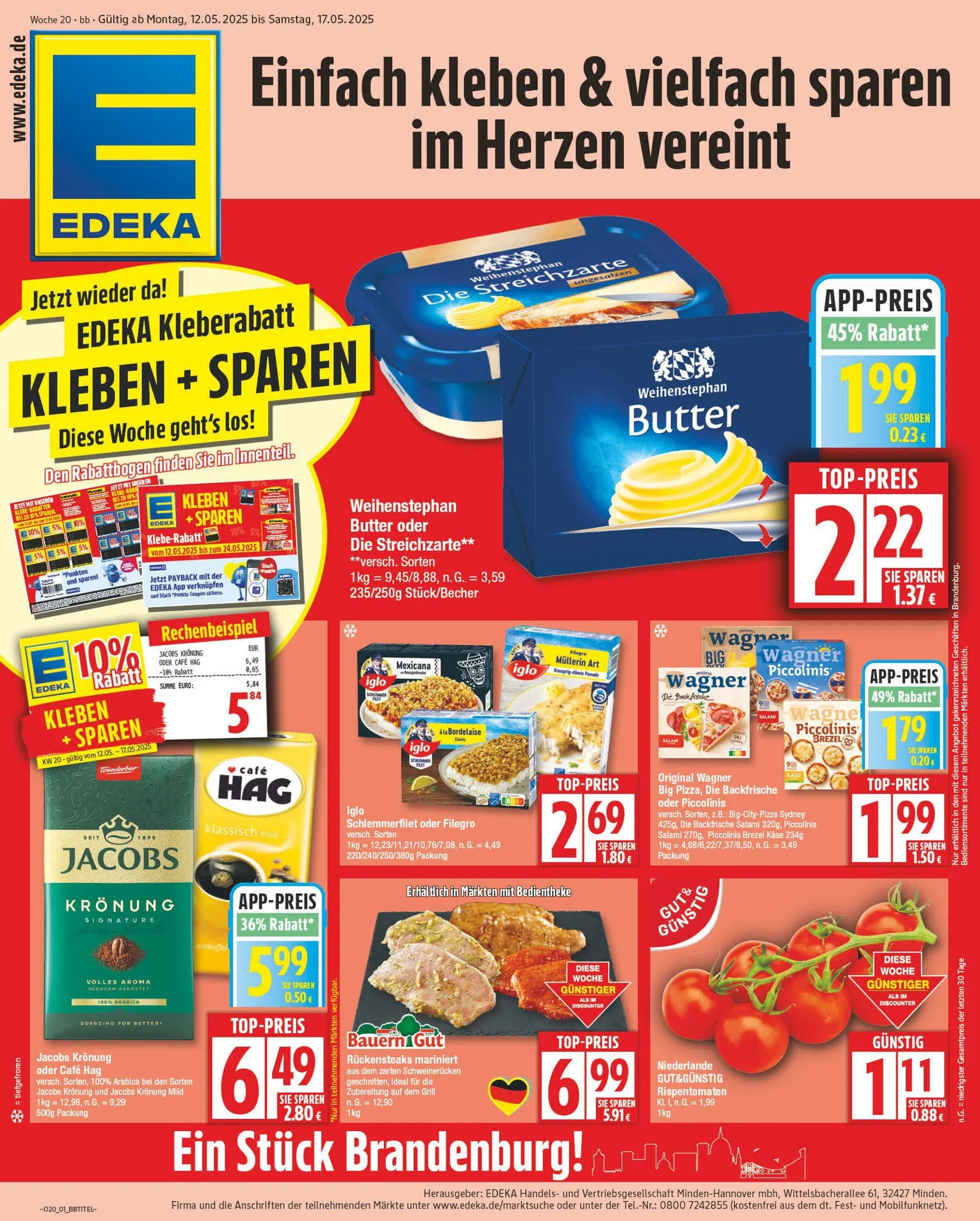 Edeka Prospekt von 12. Mai bis 17. Mai 2025 - Prospekt seite 