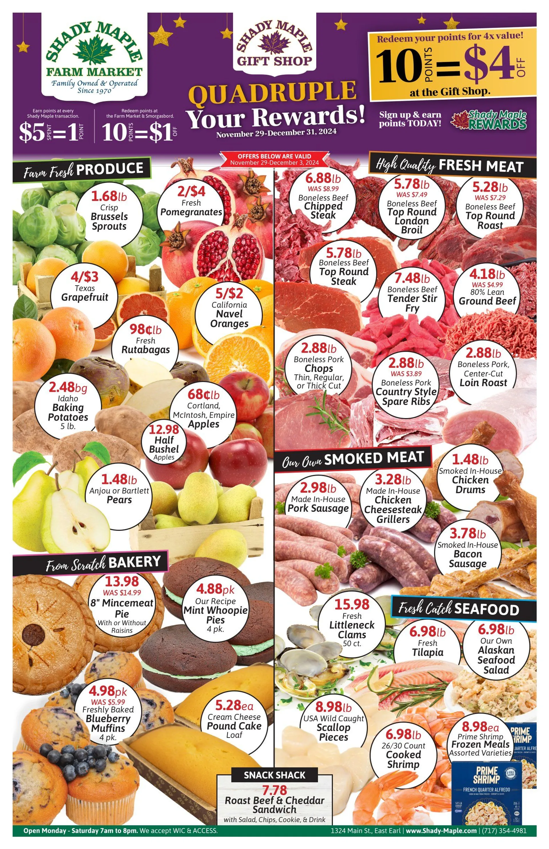 Weekly ad Shady Maple Weekly Ad from November 29 to December 31 2024 - Page 