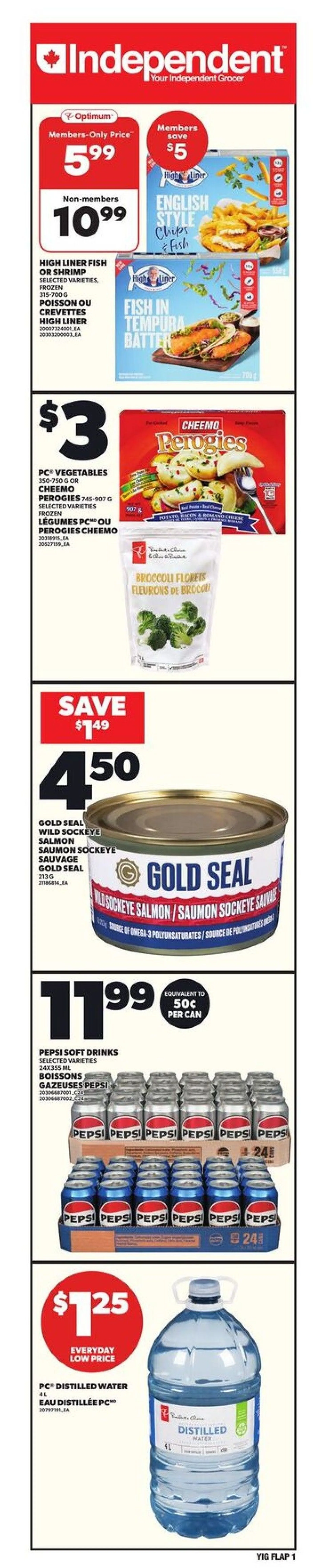 Independent Sales from July 24 to July 30 2025 - flyer page 1