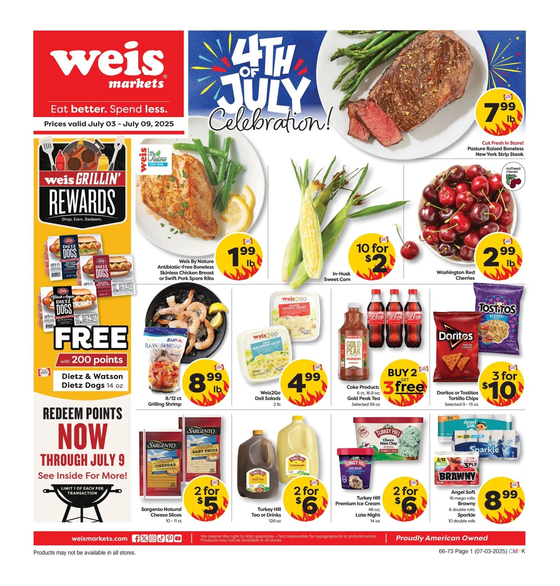 Weekly ad Weis Sales from July 3 to July 9 2025 - Page 