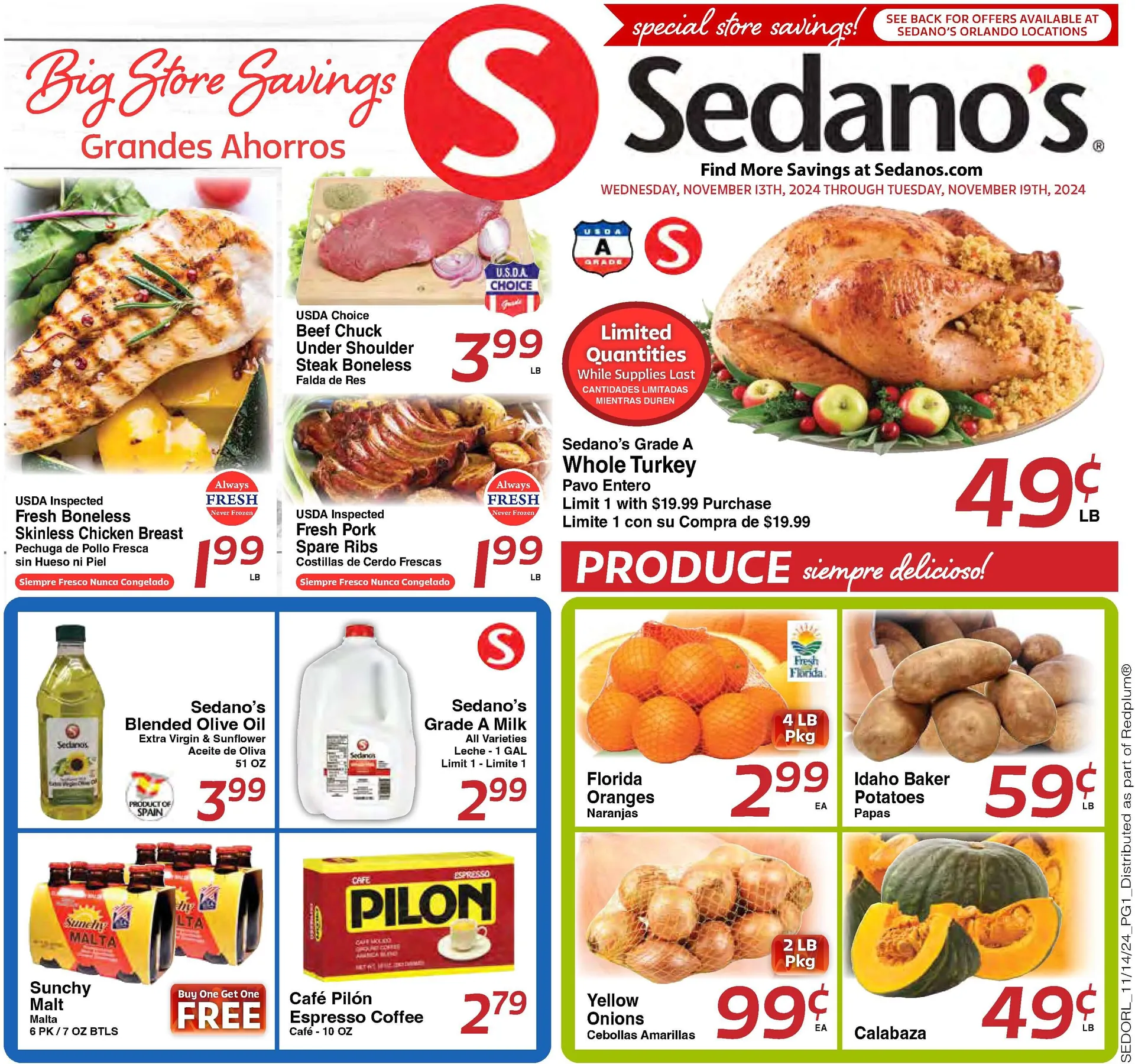 Weekly ad Sedano's Deals from November 13 to November 19 2024 - Page 