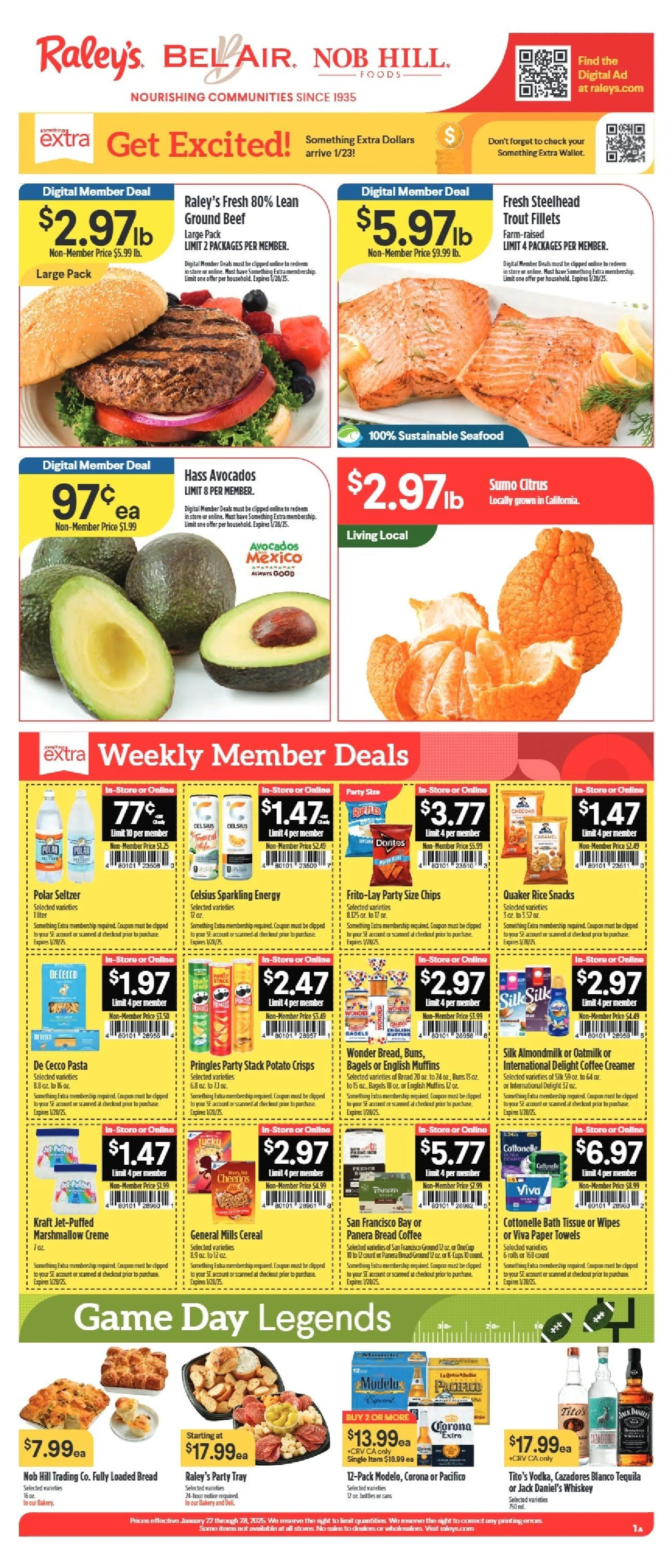 Weekly ad Raley's Sales from January 22 to January 28 2025 - Page 