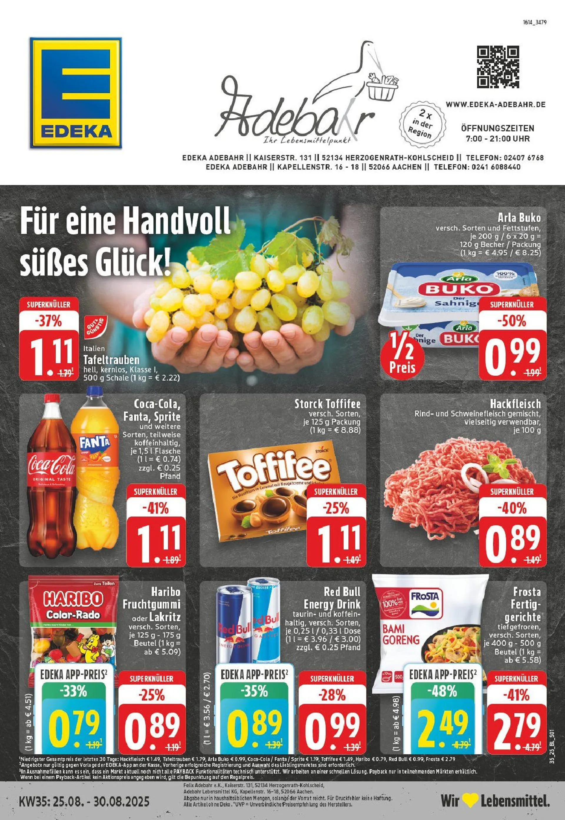 Edeka Prospekte von 24. August bis 29. August 2025 - Prospekt seite 1