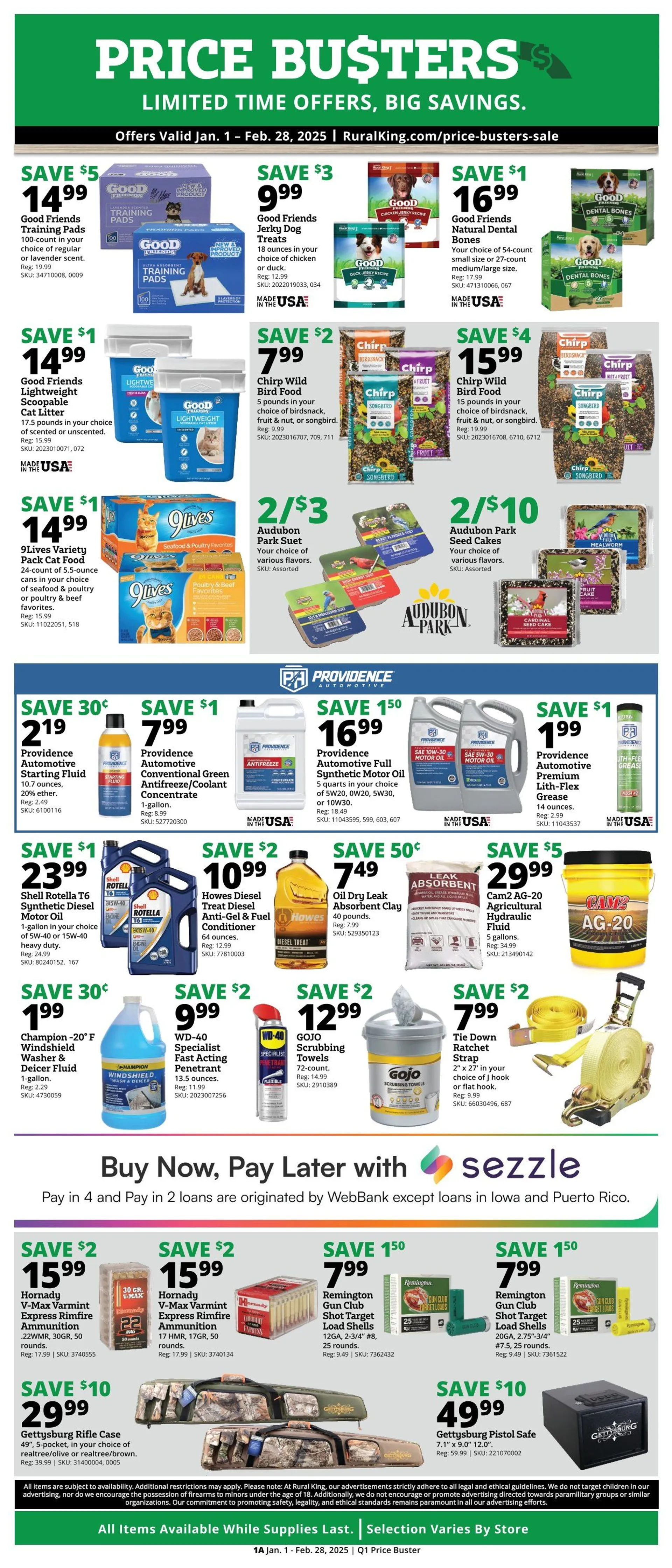 Weekly ad Rural King Offers from January 1 to February 28 2025 - Page 