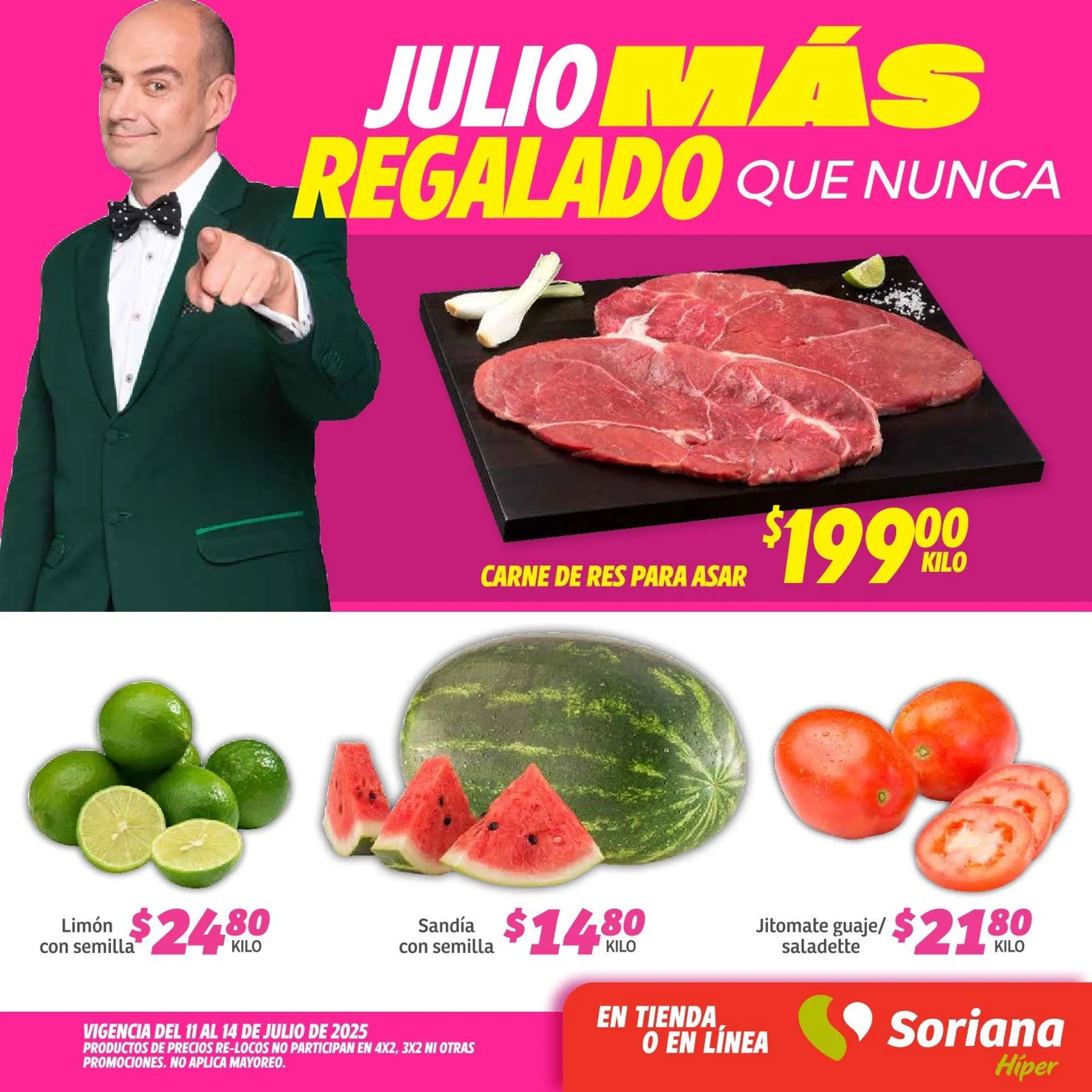Catálogo de Soriana Ofertas 11 de julio al 14 de julio 2025 - Pagina 
