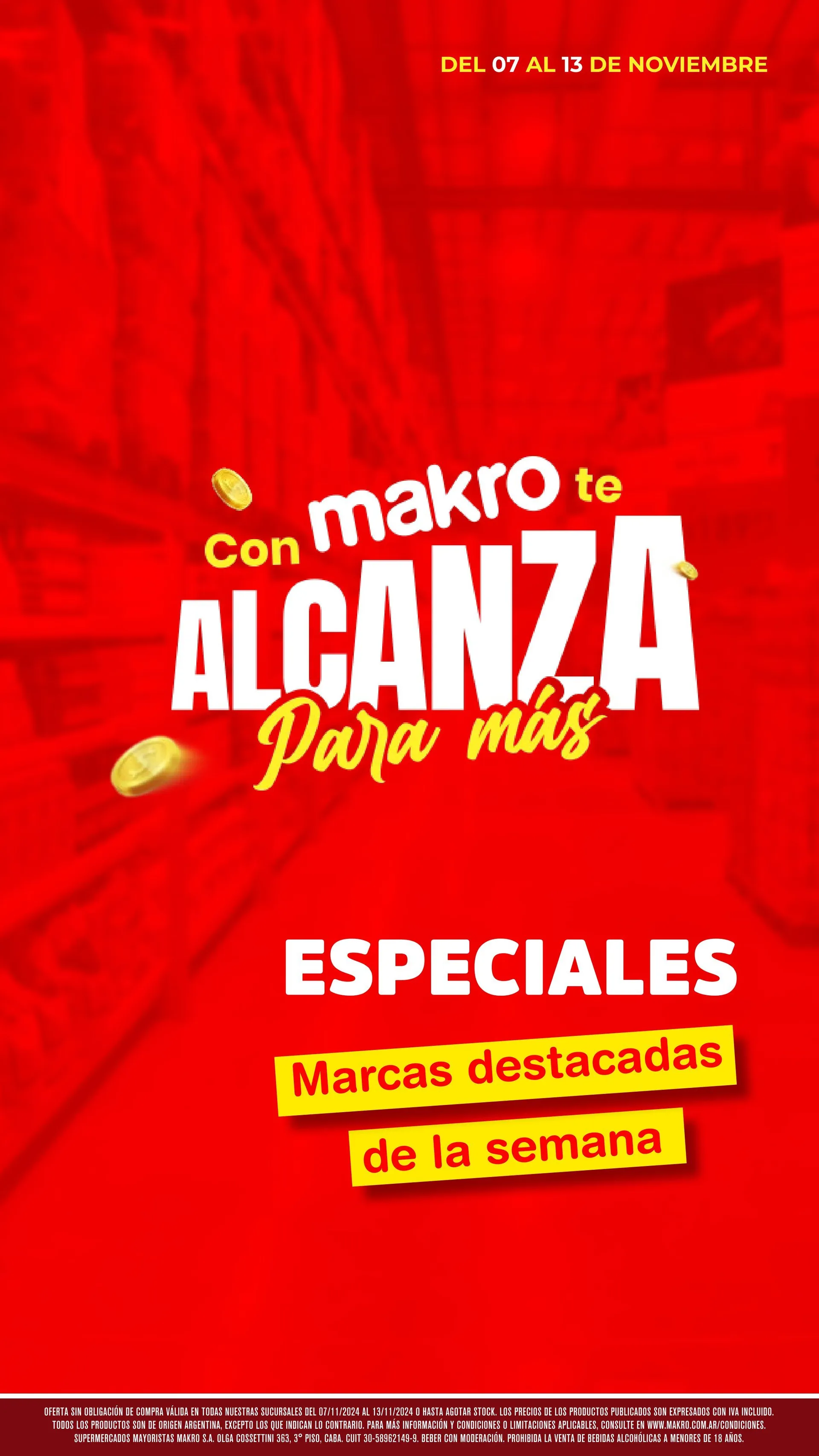 Ofertas de Makro Ofertas 7 de noviembre al 13 de noviembre 2024 - Página  del catálogo