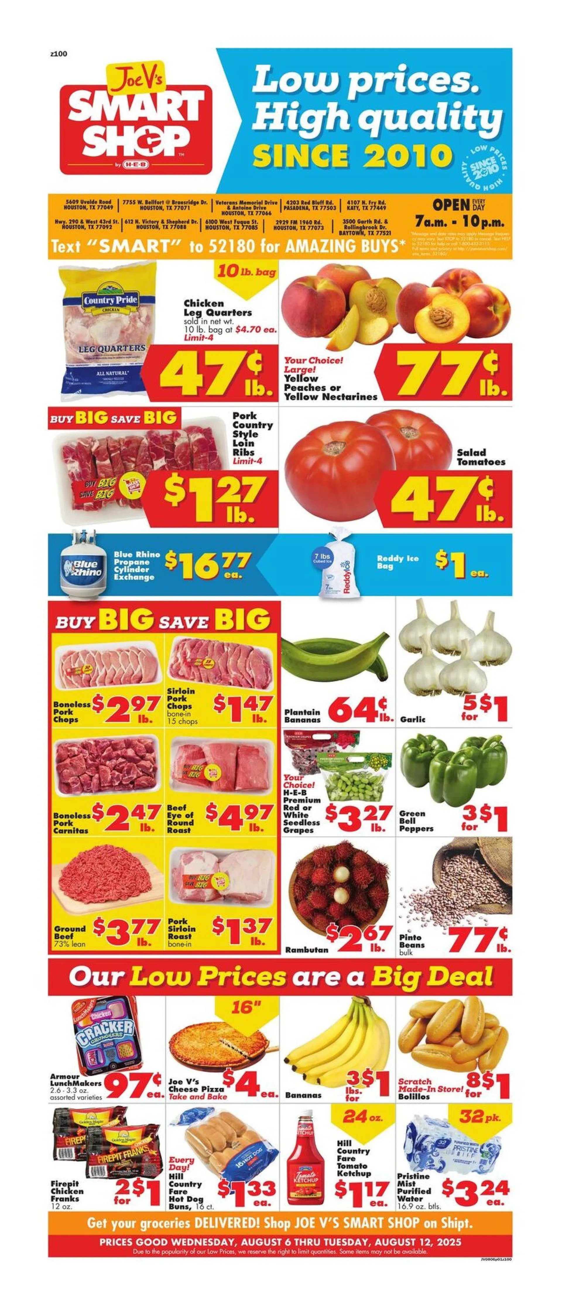Weekly ad Joe V's Smart Shop  Sales from August 6 to August 12 2025 - Page 1
