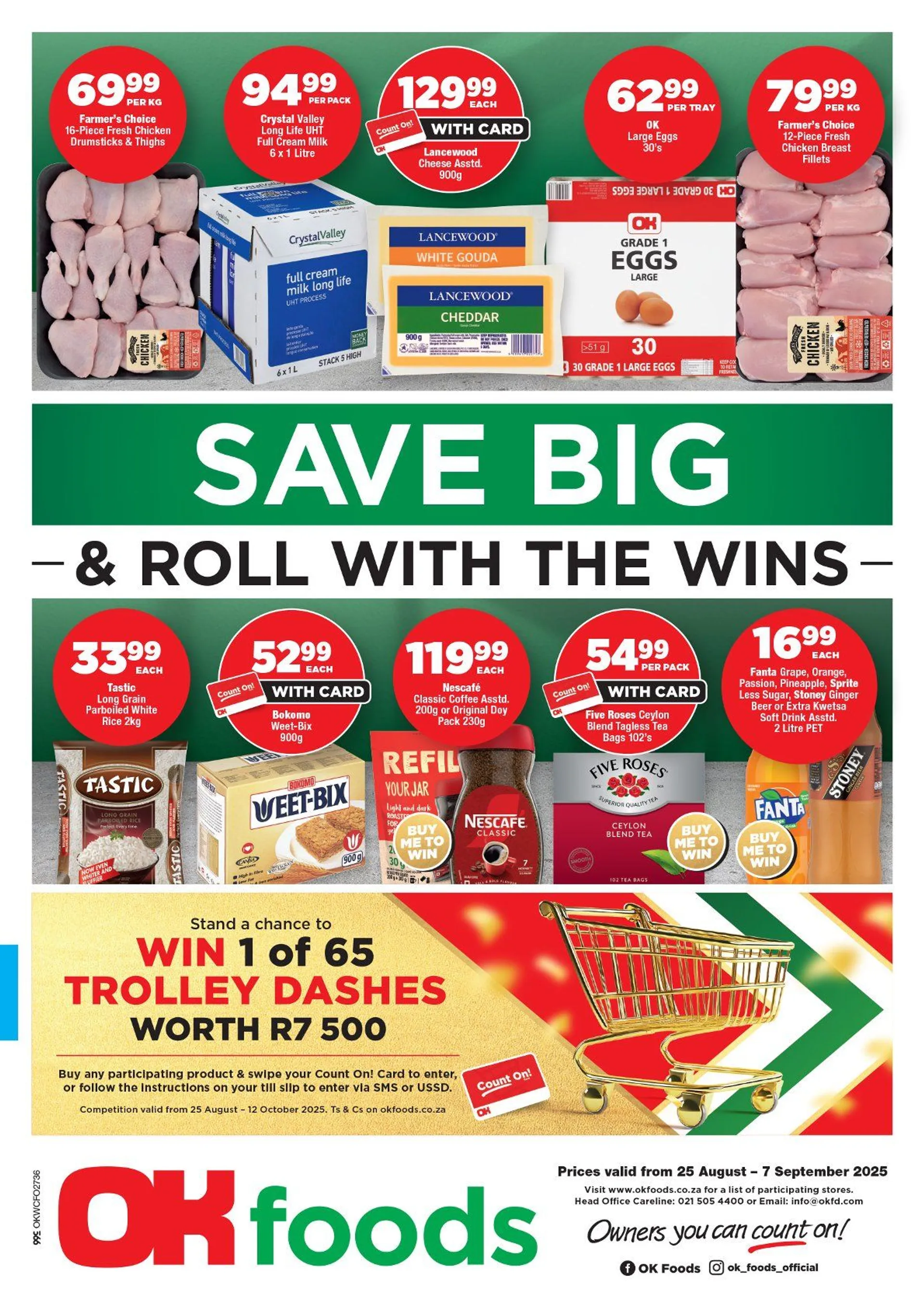 OK Foods Sales - 25 August 7 September 2025