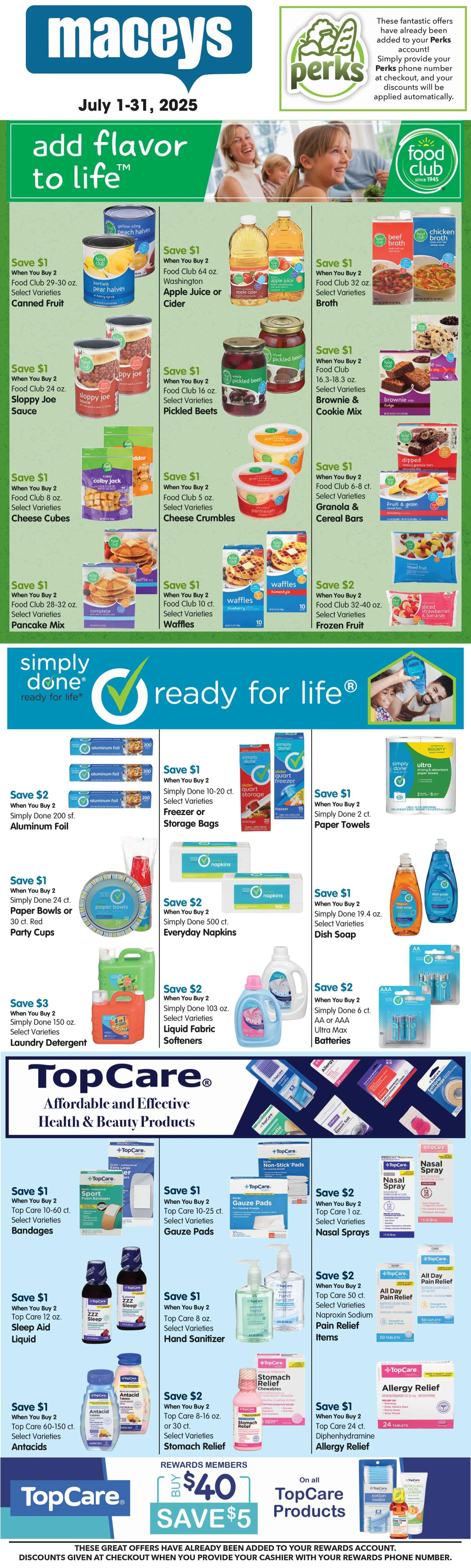 Weekly ad Macey's Sales from July 31 to July 31 2025 - Page 1