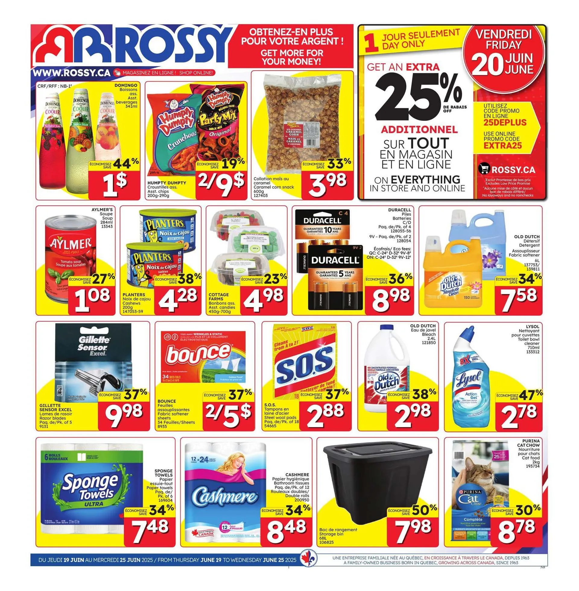 Rossy  Sales from June 19 to June 25 2025 - flyer page 